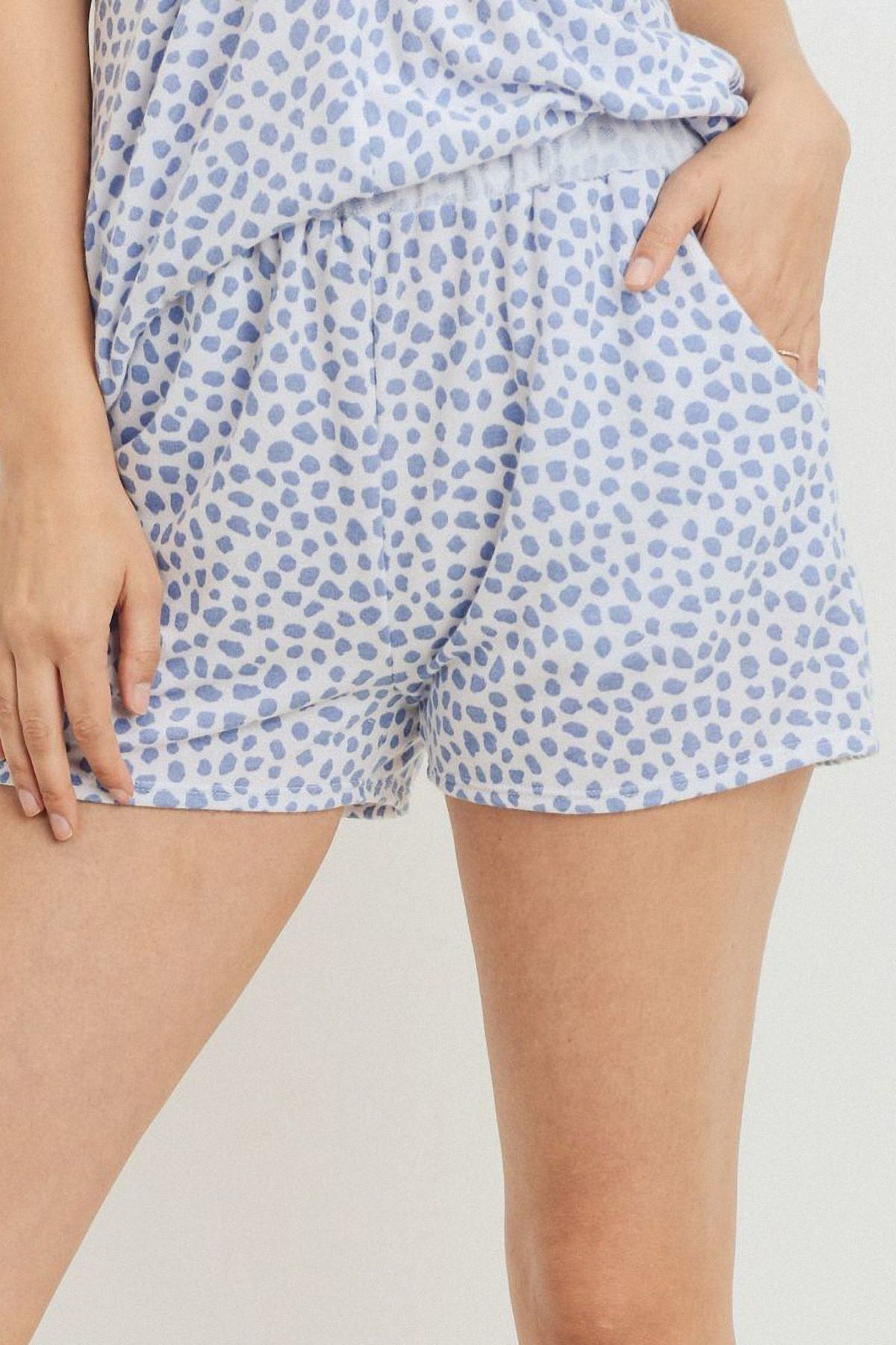 Leopard Printed Terry Short Pants - That Janis Style