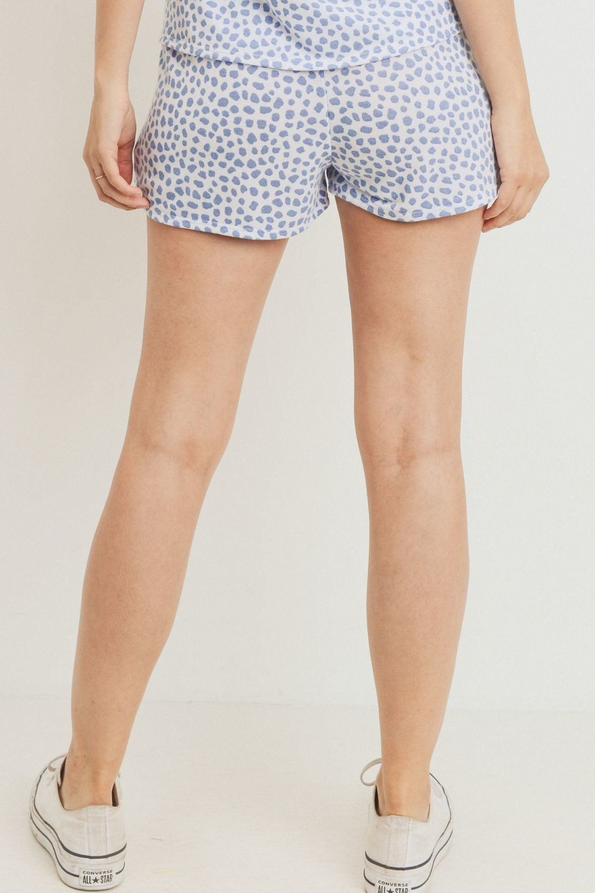 Leopard Printed Terry Short Pants - That Janis Style