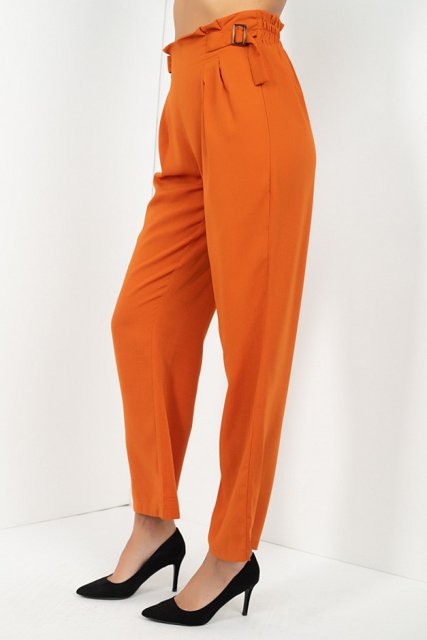 High Waist Paperbag Wide Pants - That Janis Style