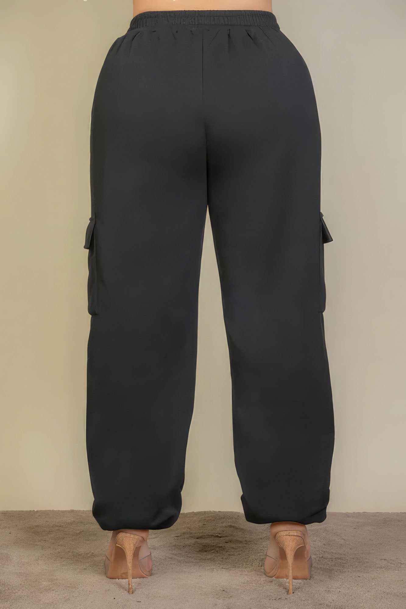 Plus Size Side Pocket Drawstring Waist Sweatpants - That Janis Style