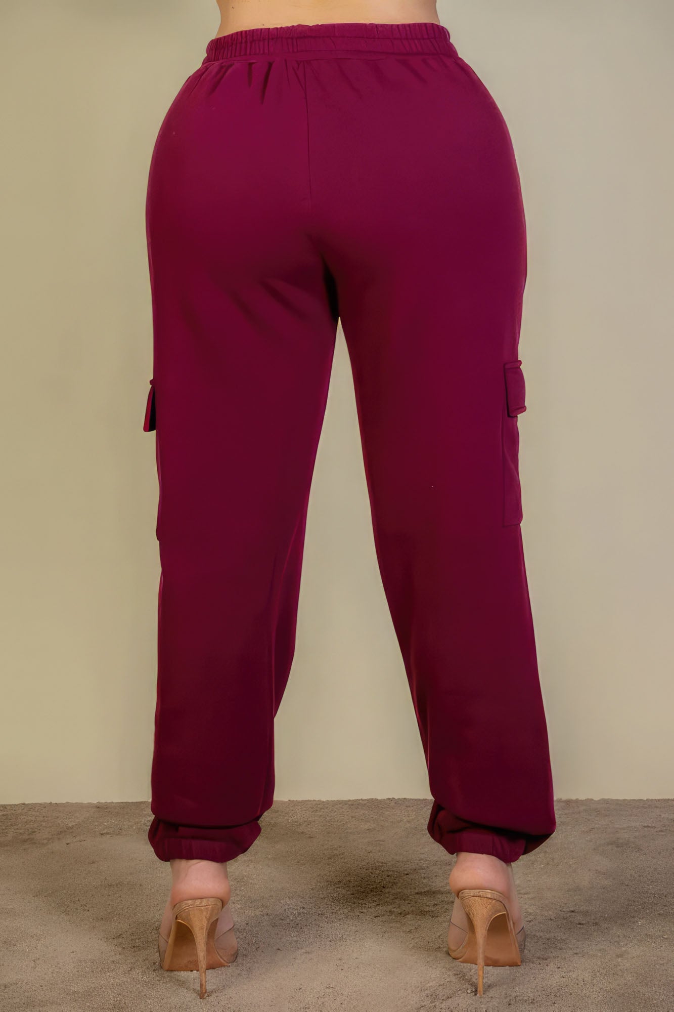 Plus Size Side Pocket Drawstring Waist Sweatpants - That Janis Style