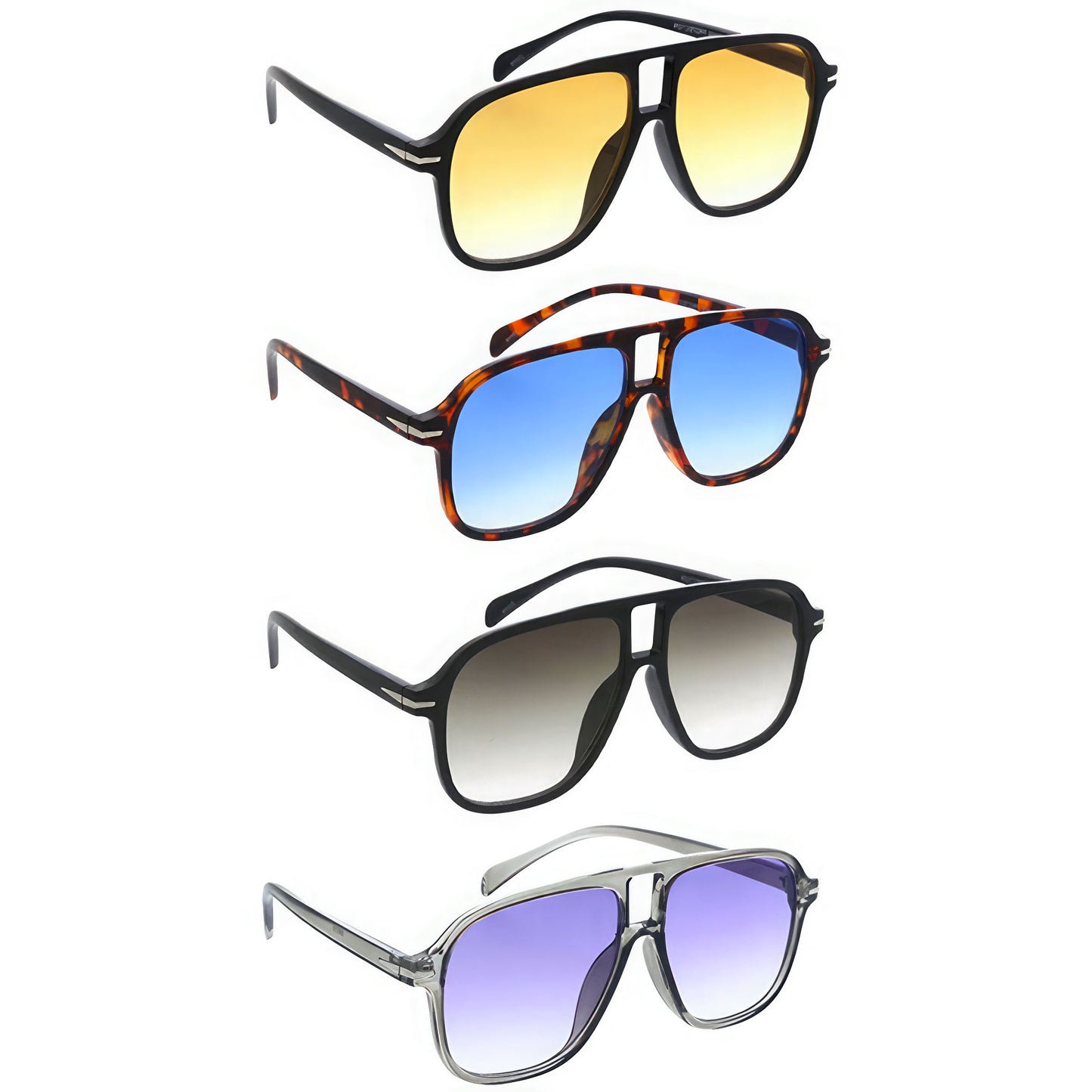 Fashion Large Aviator Frame Sunglasses - That Janis Style