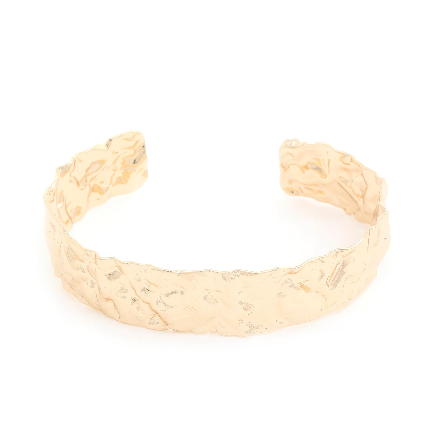 Hammered Metal Cuff Bracelet - That Janis Style