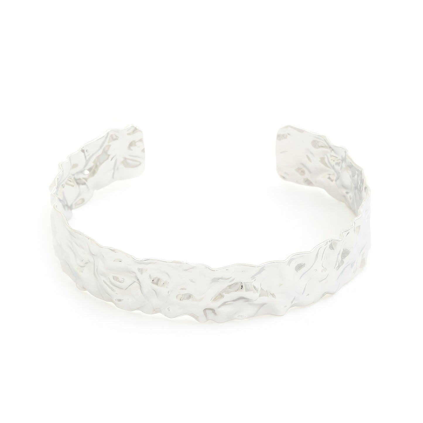 Hammered Metal Cuff Bracelet - That Janis Style