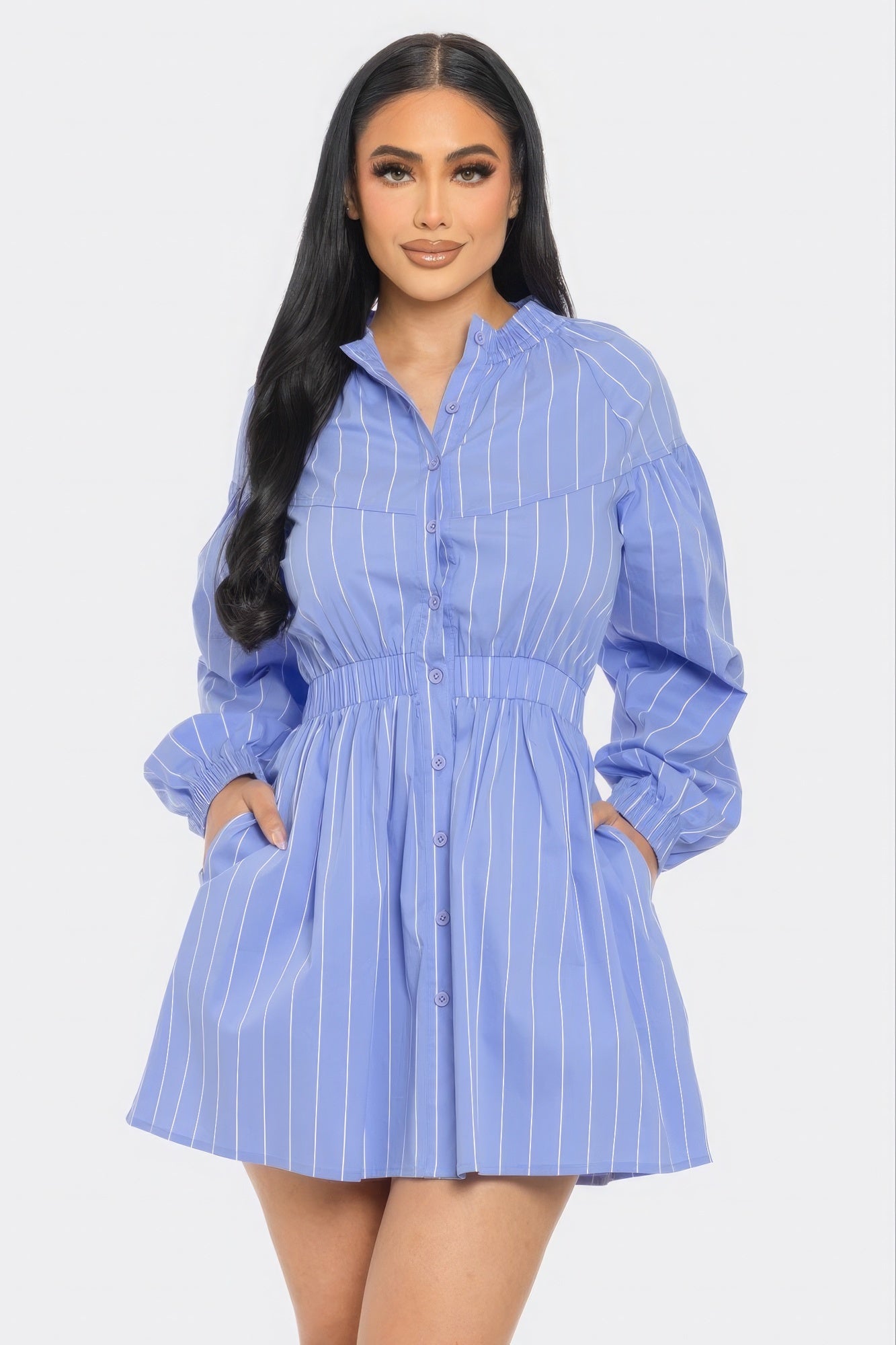 Striped Mini Dress - That Janis Style
