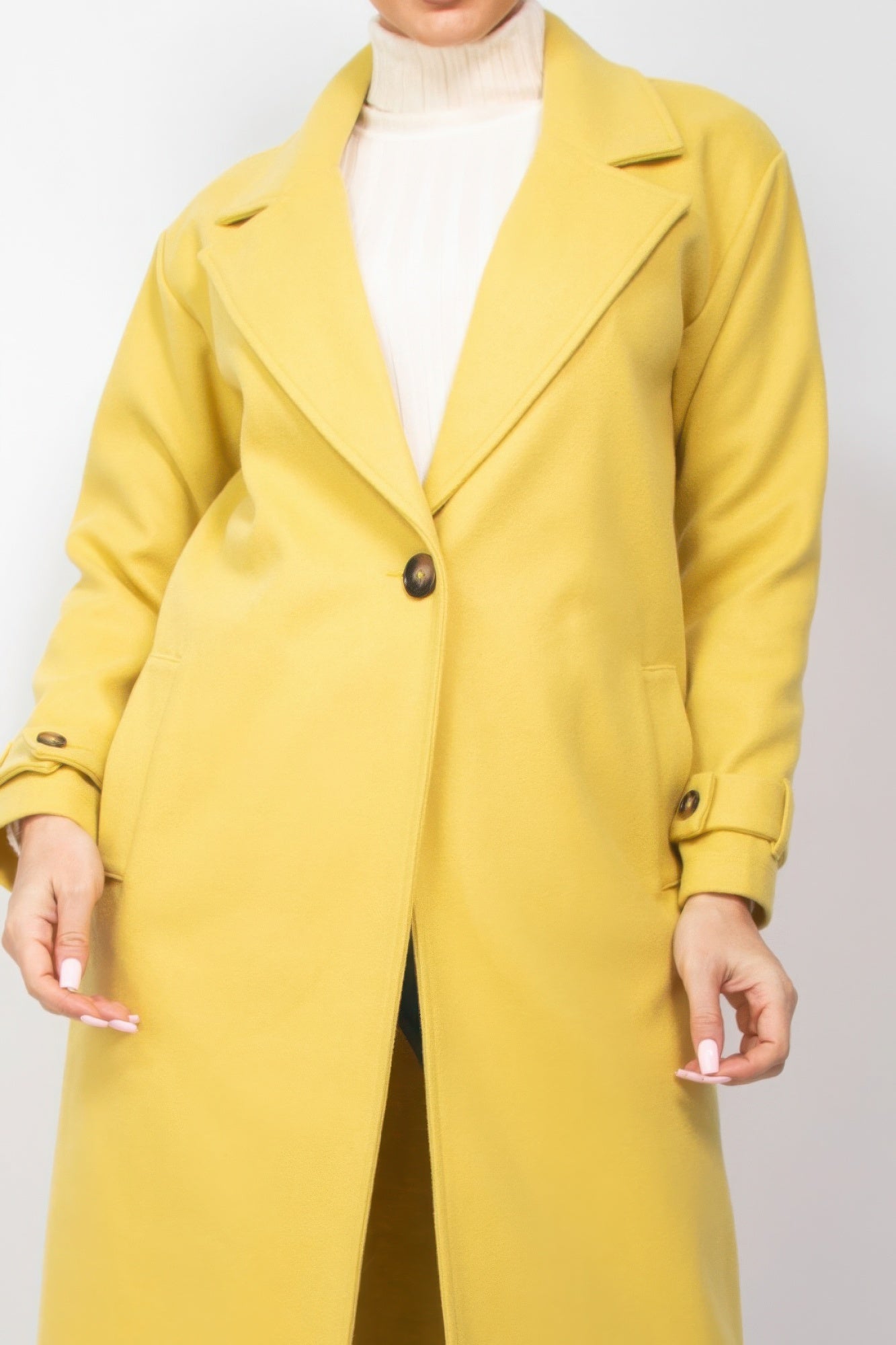 Collar pocketed coat - That Janis Style