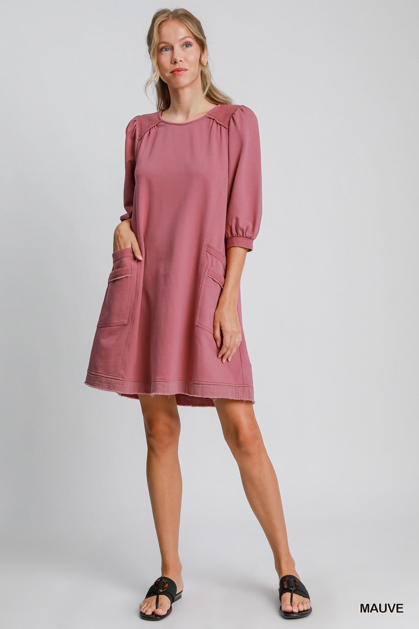 French Terry Mini Dress - That Janis Style