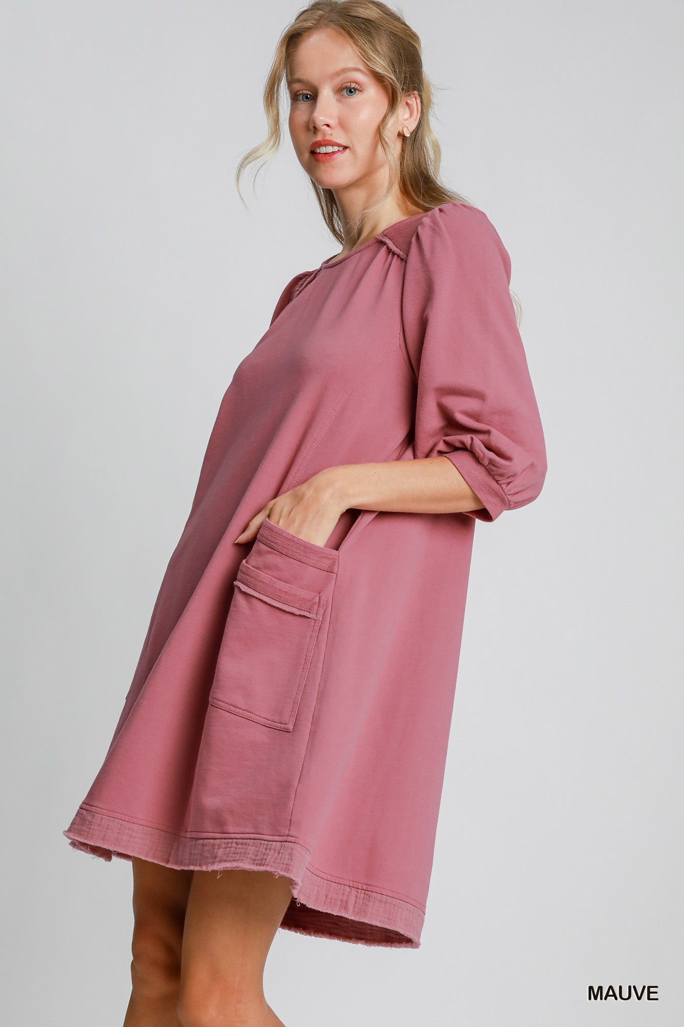 French Terry Mini Dress - That Janis Style