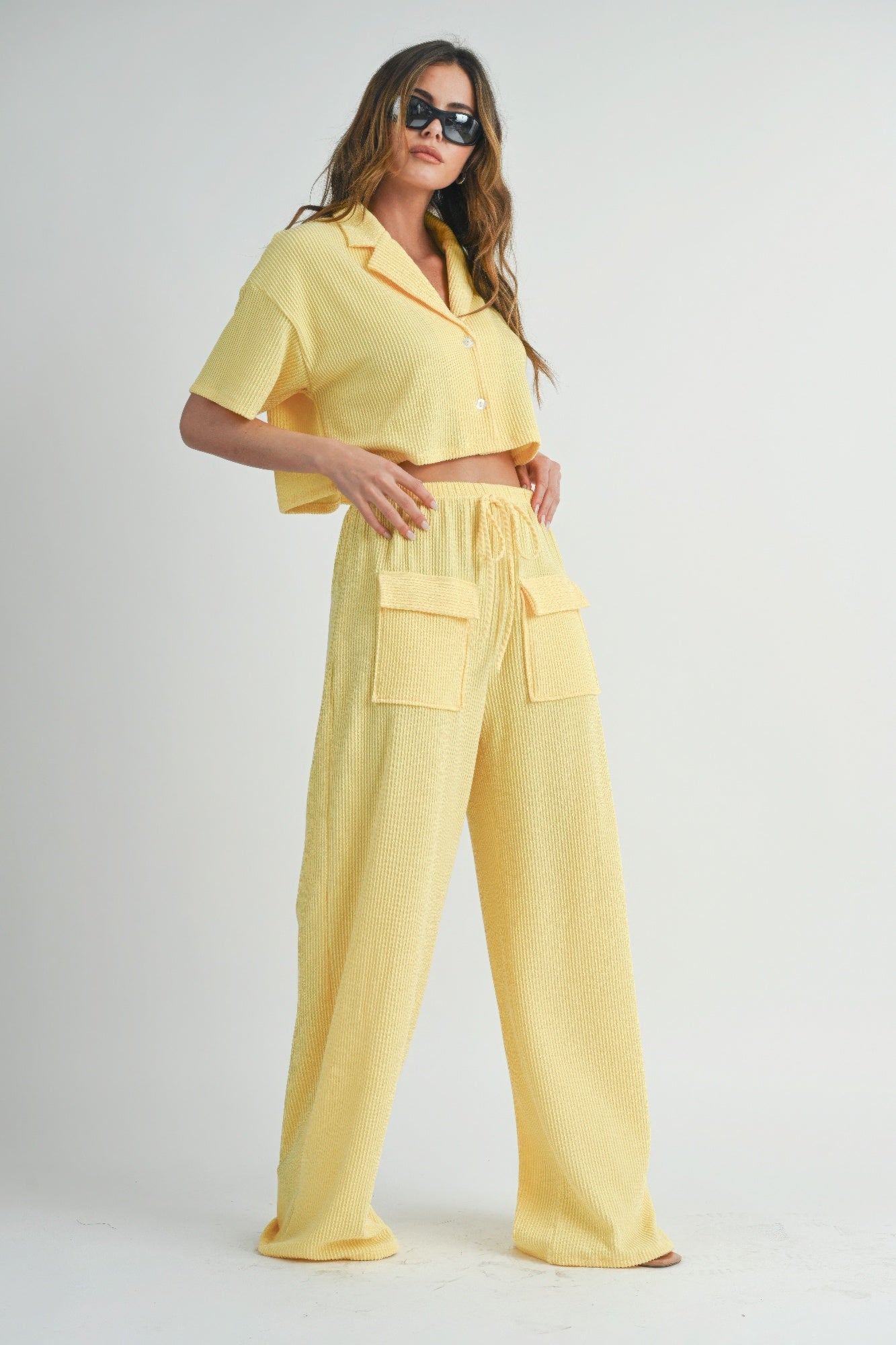 Button Up 2 Piece Set - That Janis Style