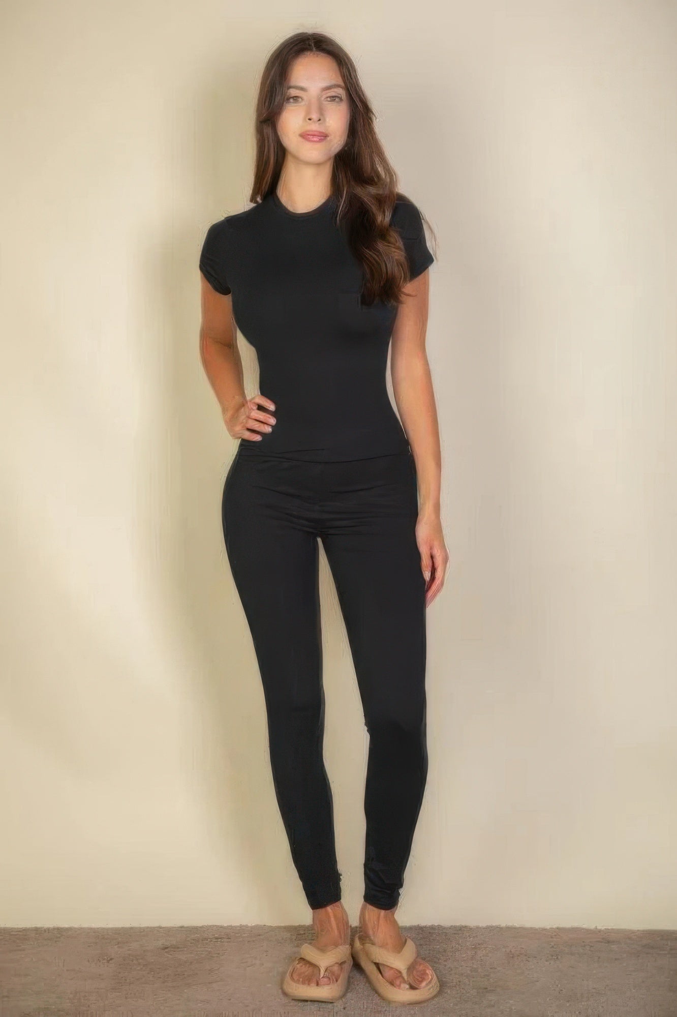 Basic Solid Leggings - That Janis Style