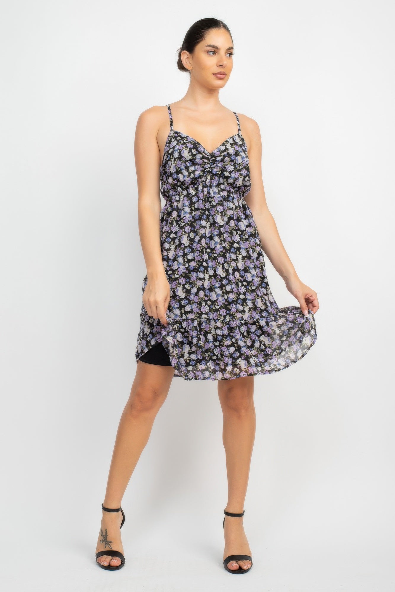Double Strap Back Mini Dress - That Janis Style