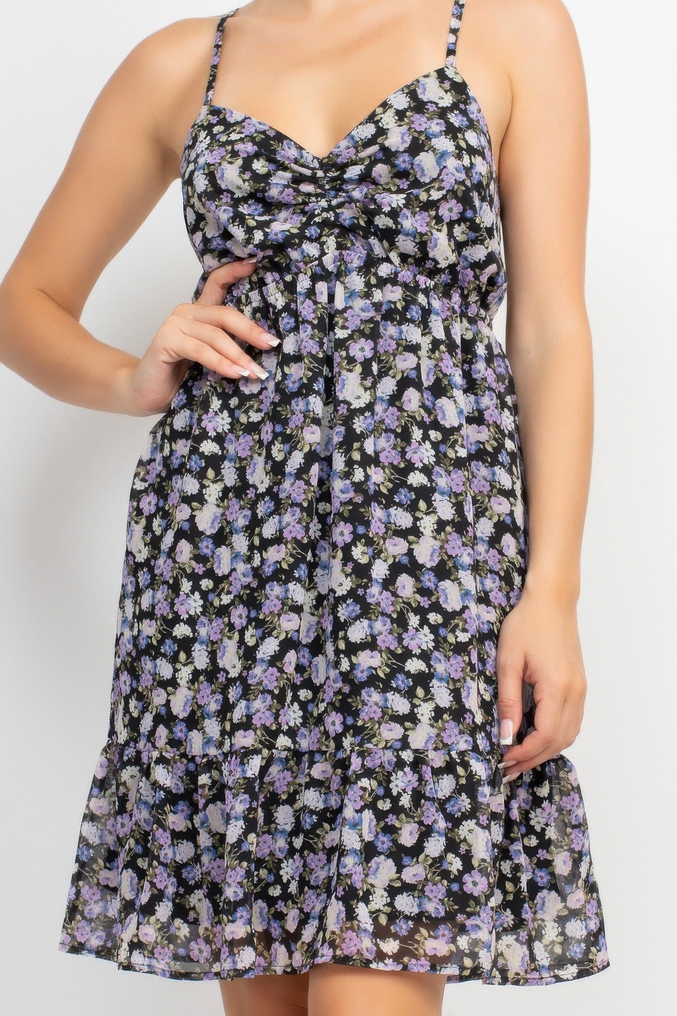 Double Strap Back Mini Dress - That Janis Style