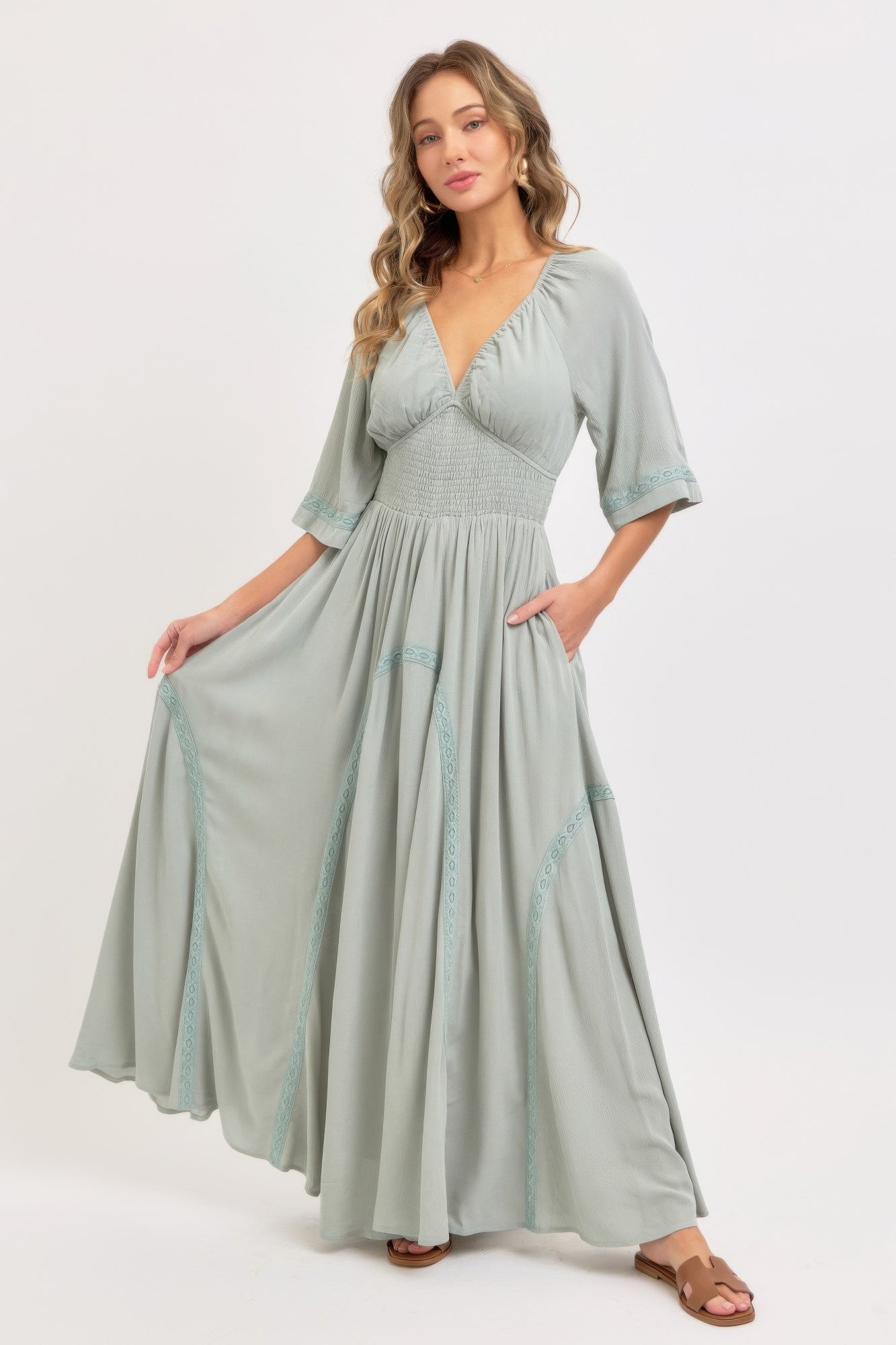 Romantic Flowy Maxi Dress - That Janis Style