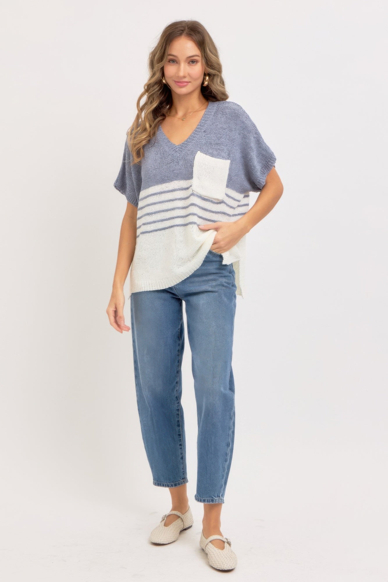 Casual Oversized Knit Top - That Janis Style