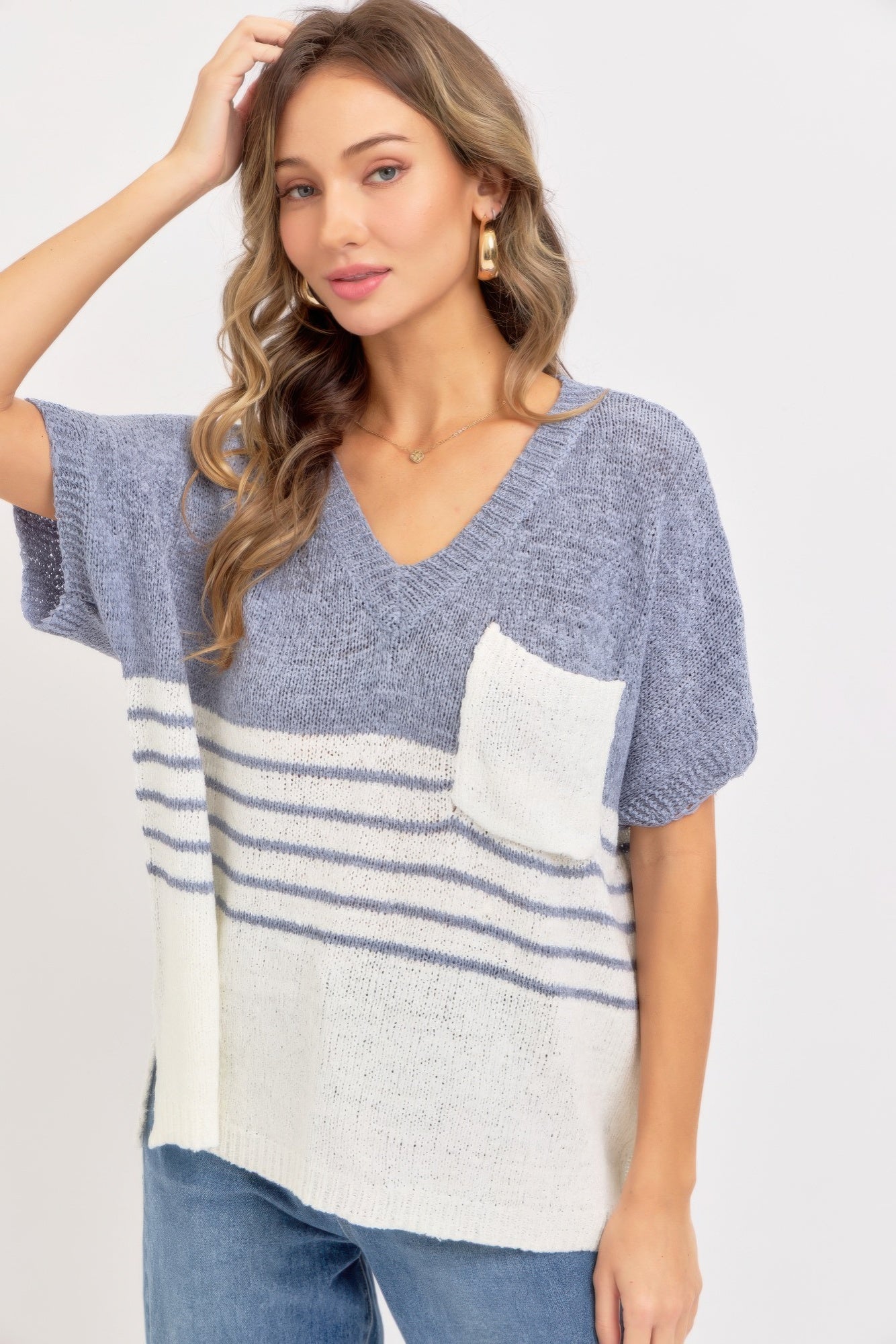 Casual Oversized Knit Top - That Janis Style