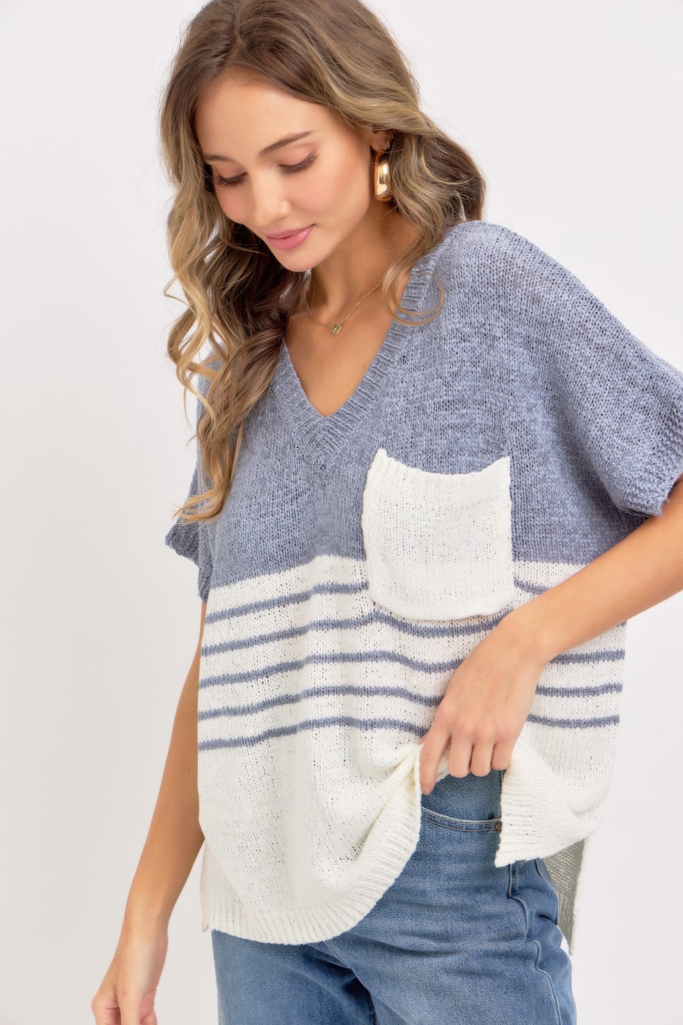 Casual Oversized Knit Top - That Janis Style