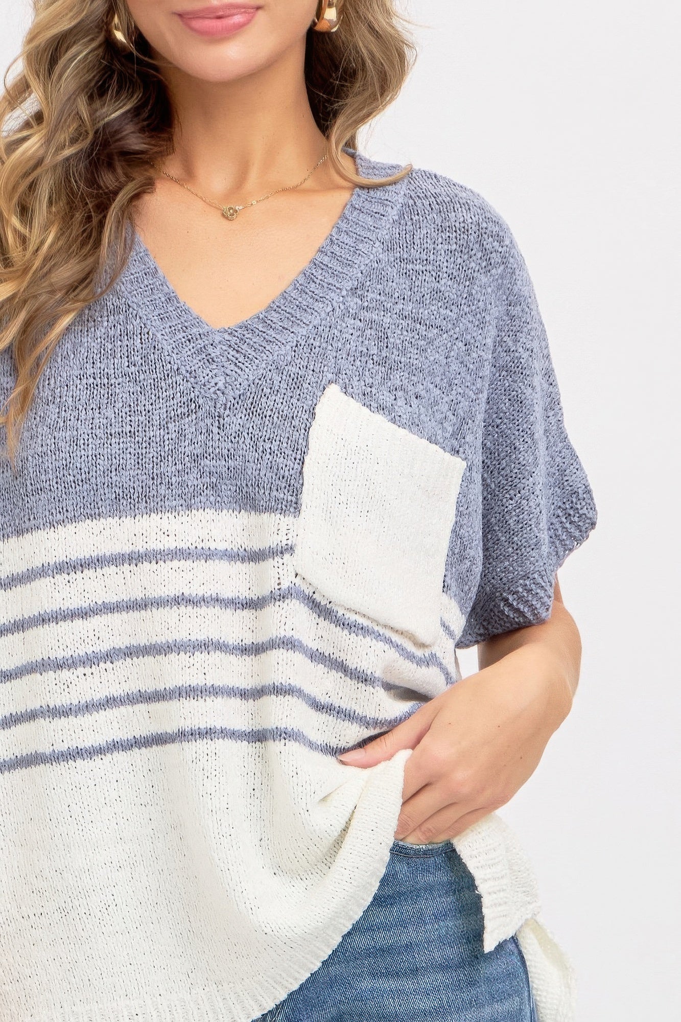 Casual Oversized Knit Top - That Janis Style