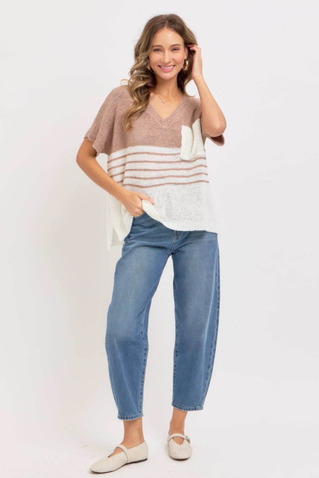 Casual Oversized Knit Top - That Janis Style