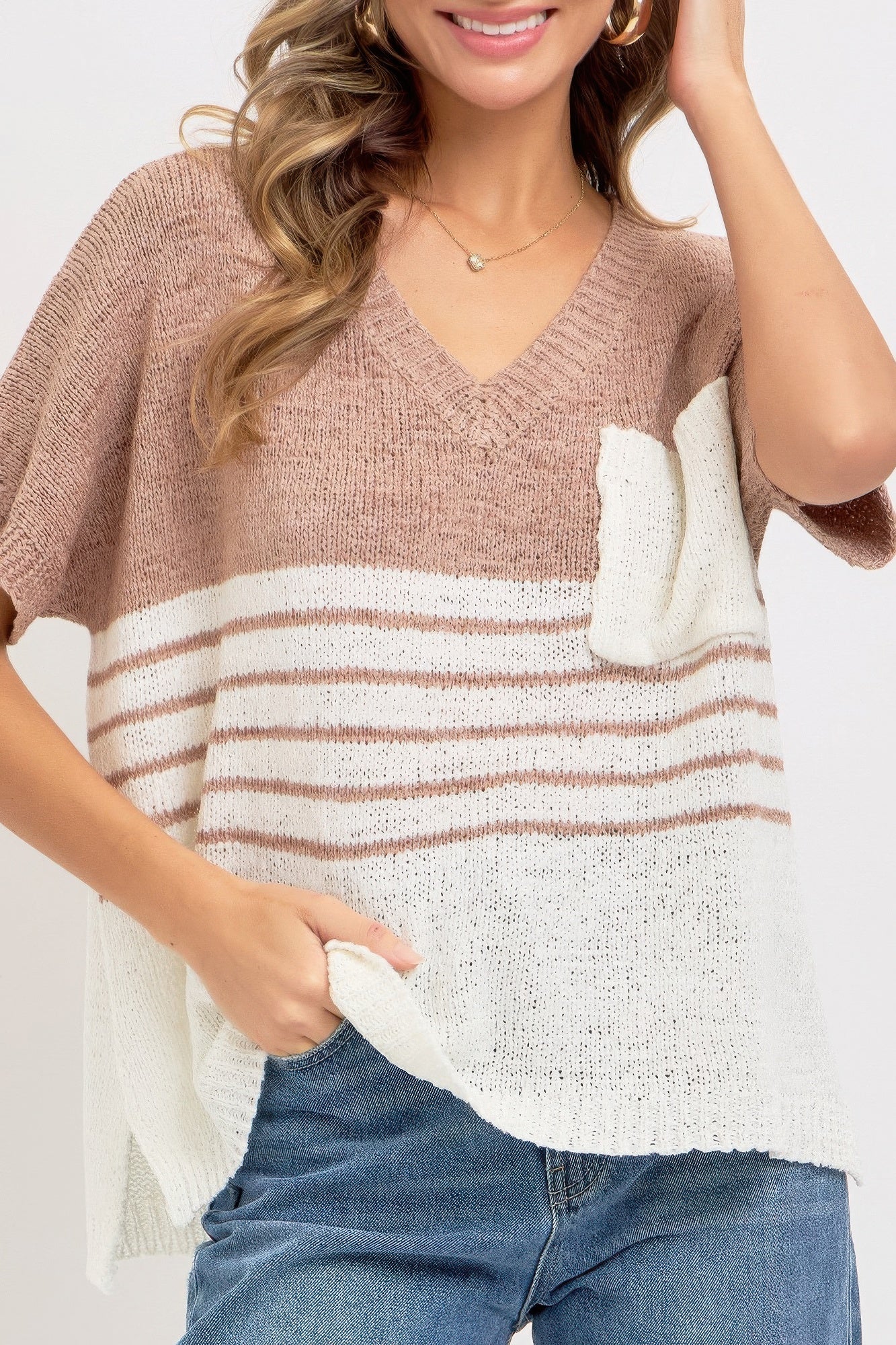 Casual Oversized Knit Top - That Janis Style