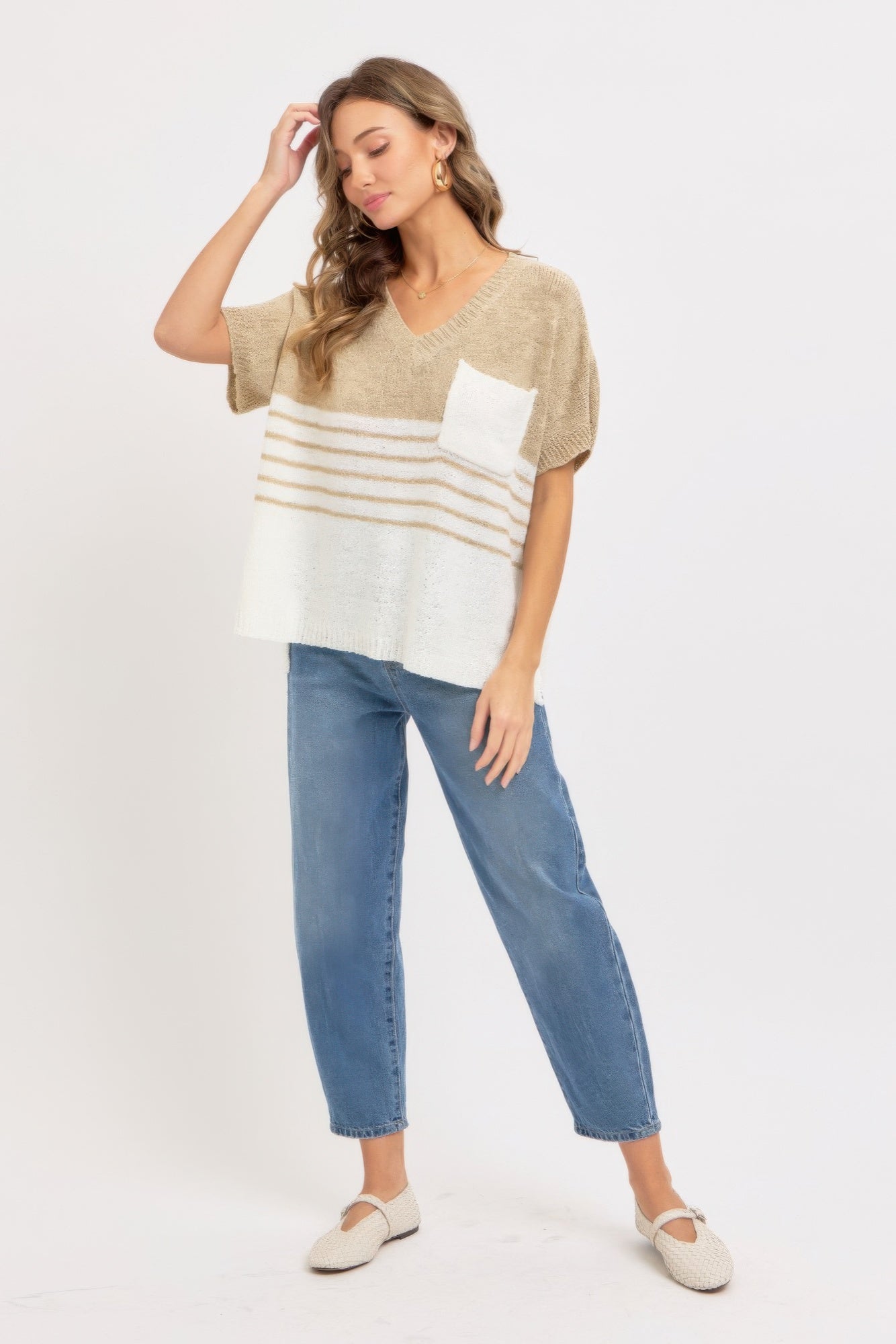 Casual Oversized Knit Top - That Janis Style