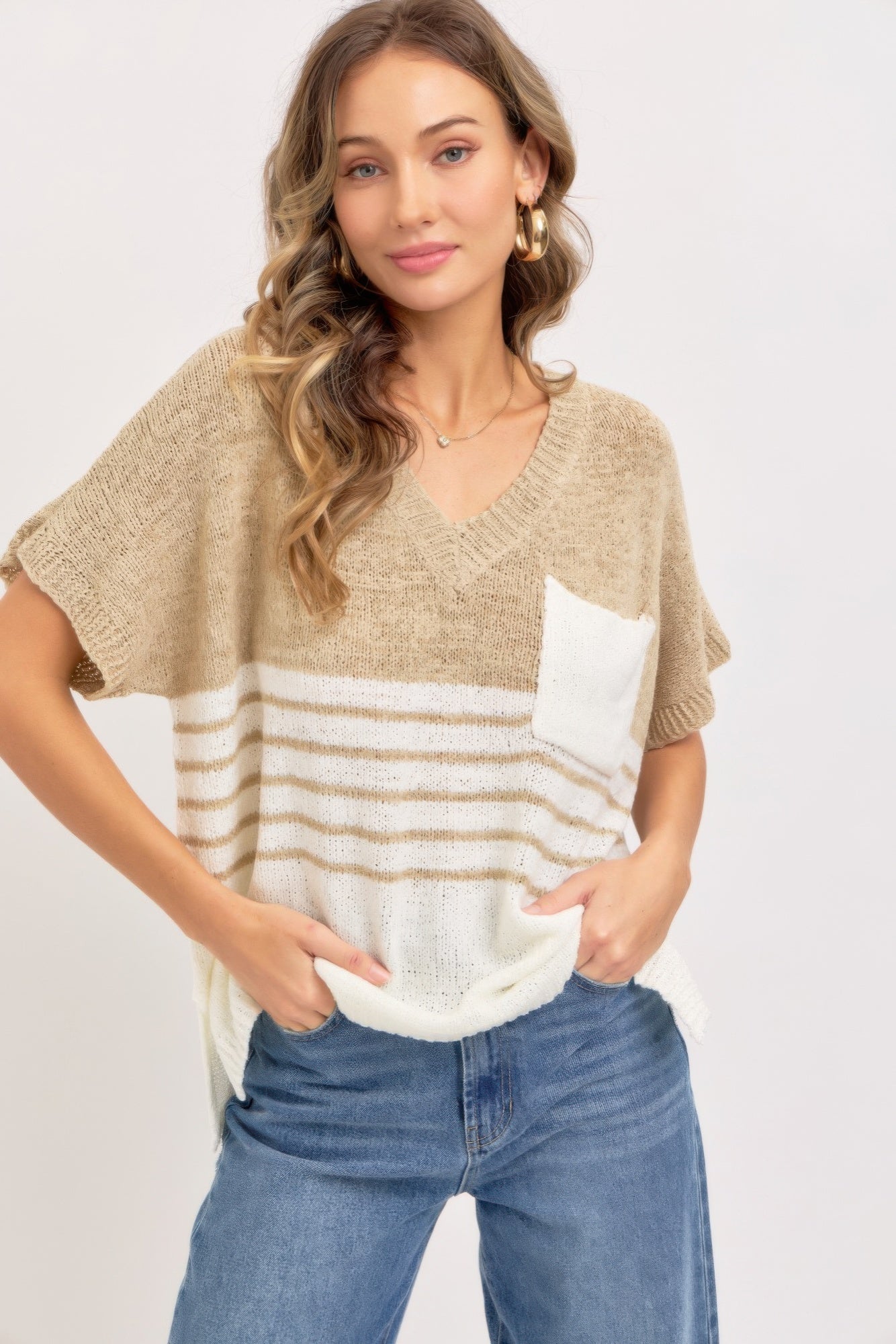 Casual Oversized Knit Top - That Janis Style