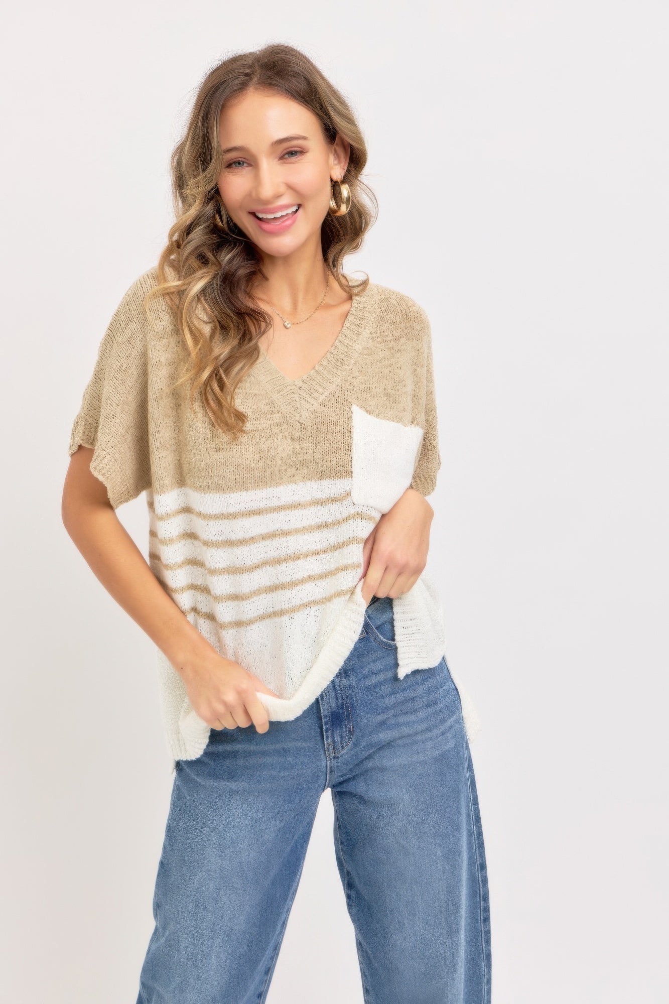 Casual Oversized Knit Top - That Janis Style