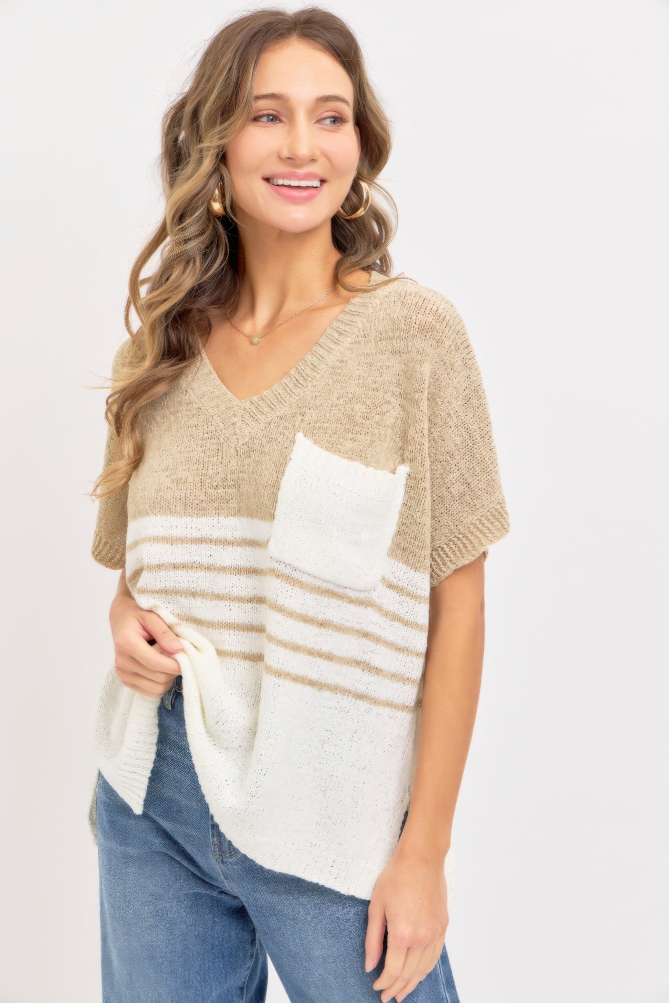 Casual Oversized Knit Top - That Janis Style