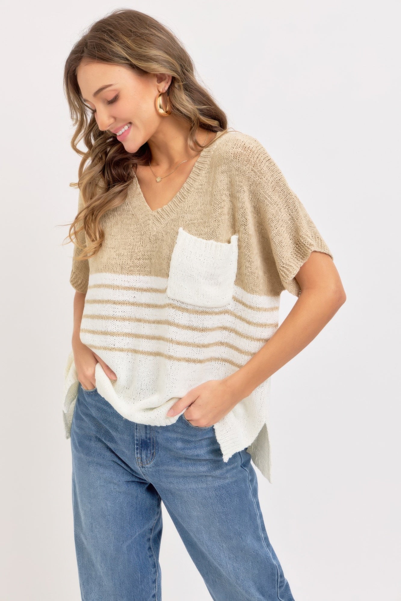 Casual Oversized Knit Top - That Janis Style