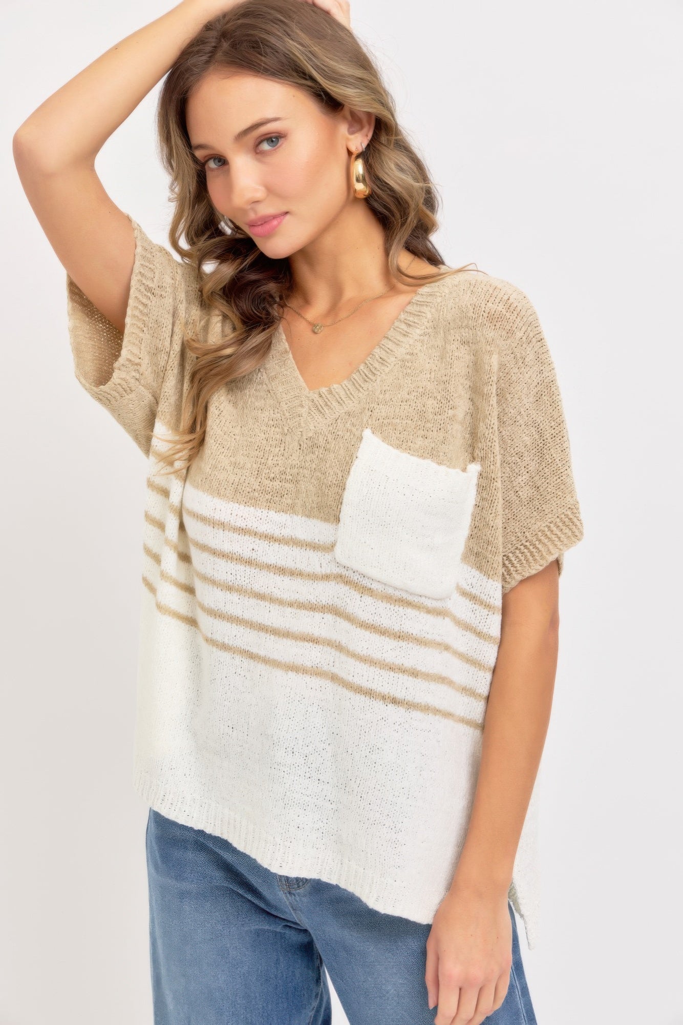Casual Oversized Knit Top - That Janis Style