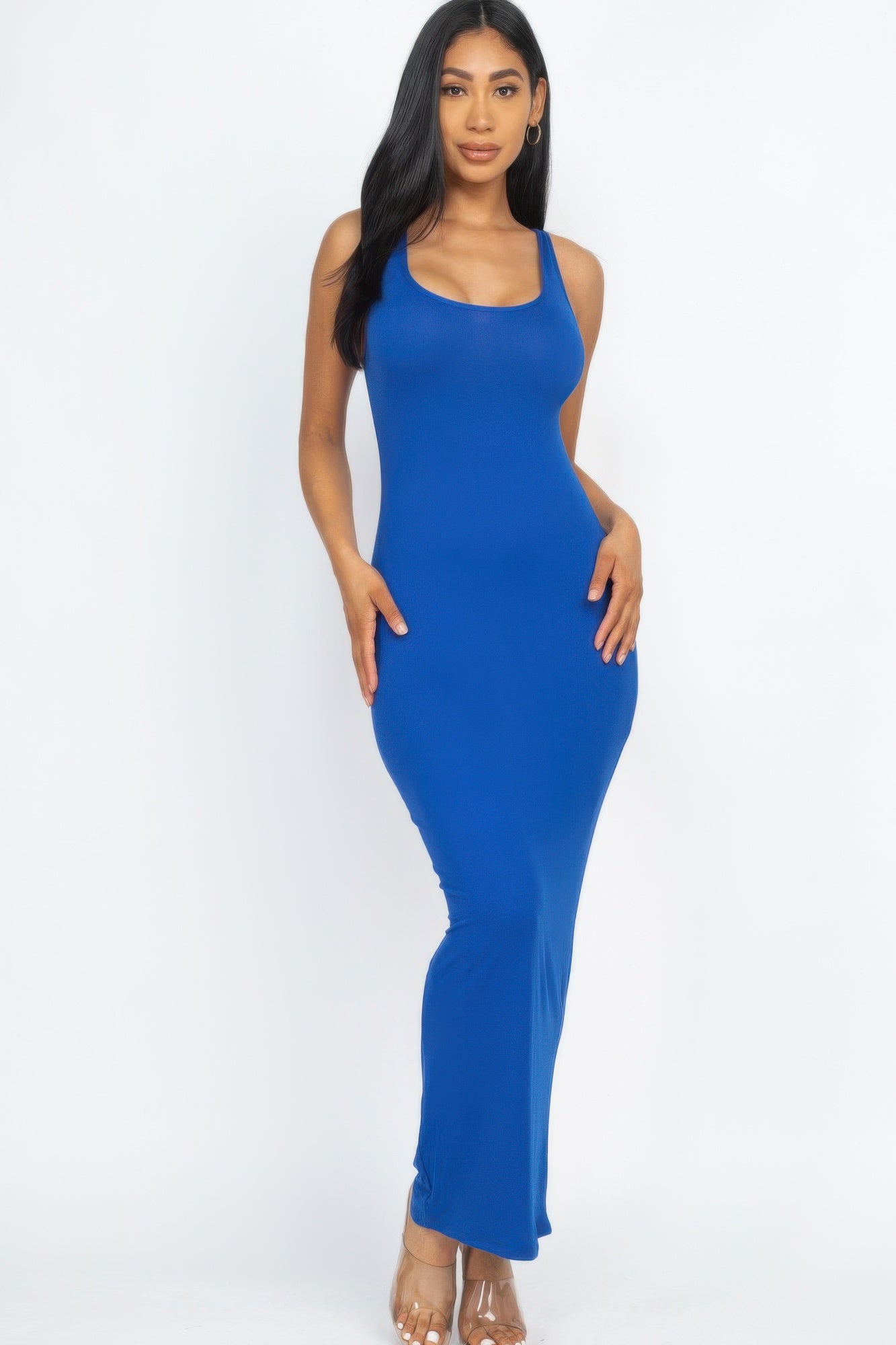 Solid Basic Maxi Dress - That Janis Style