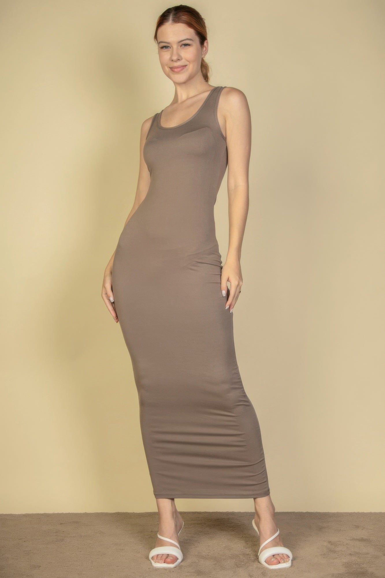 Solid Basic Maxi Dress - That Janis Style