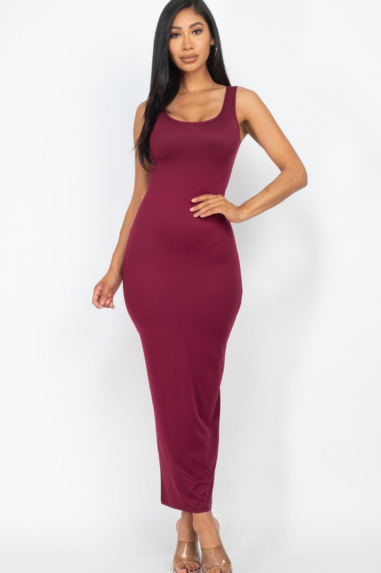 Solid Basic Maxi Dress - That Janis Style
