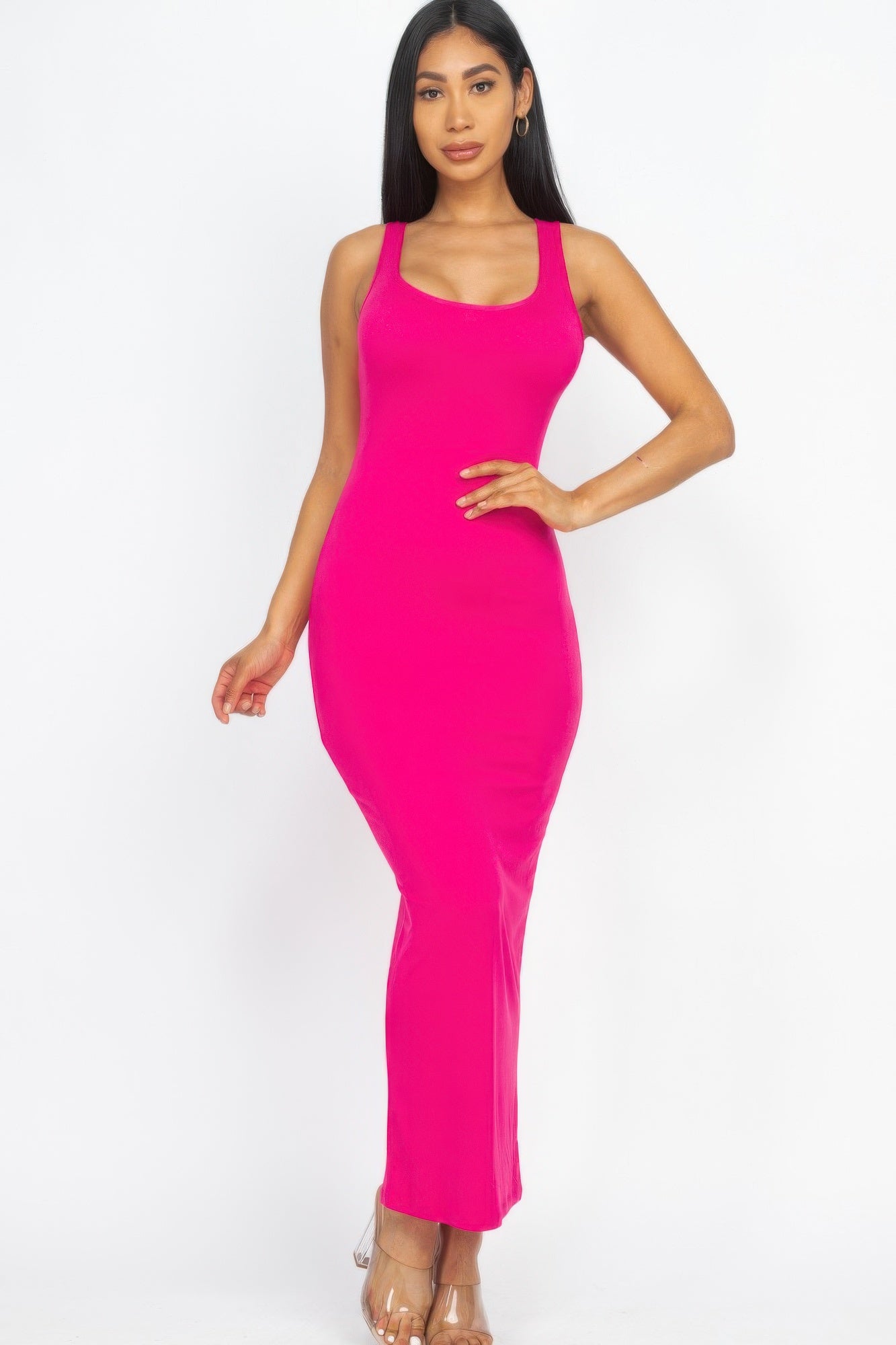 Solid Basic Maxi Dress - That Janis Style