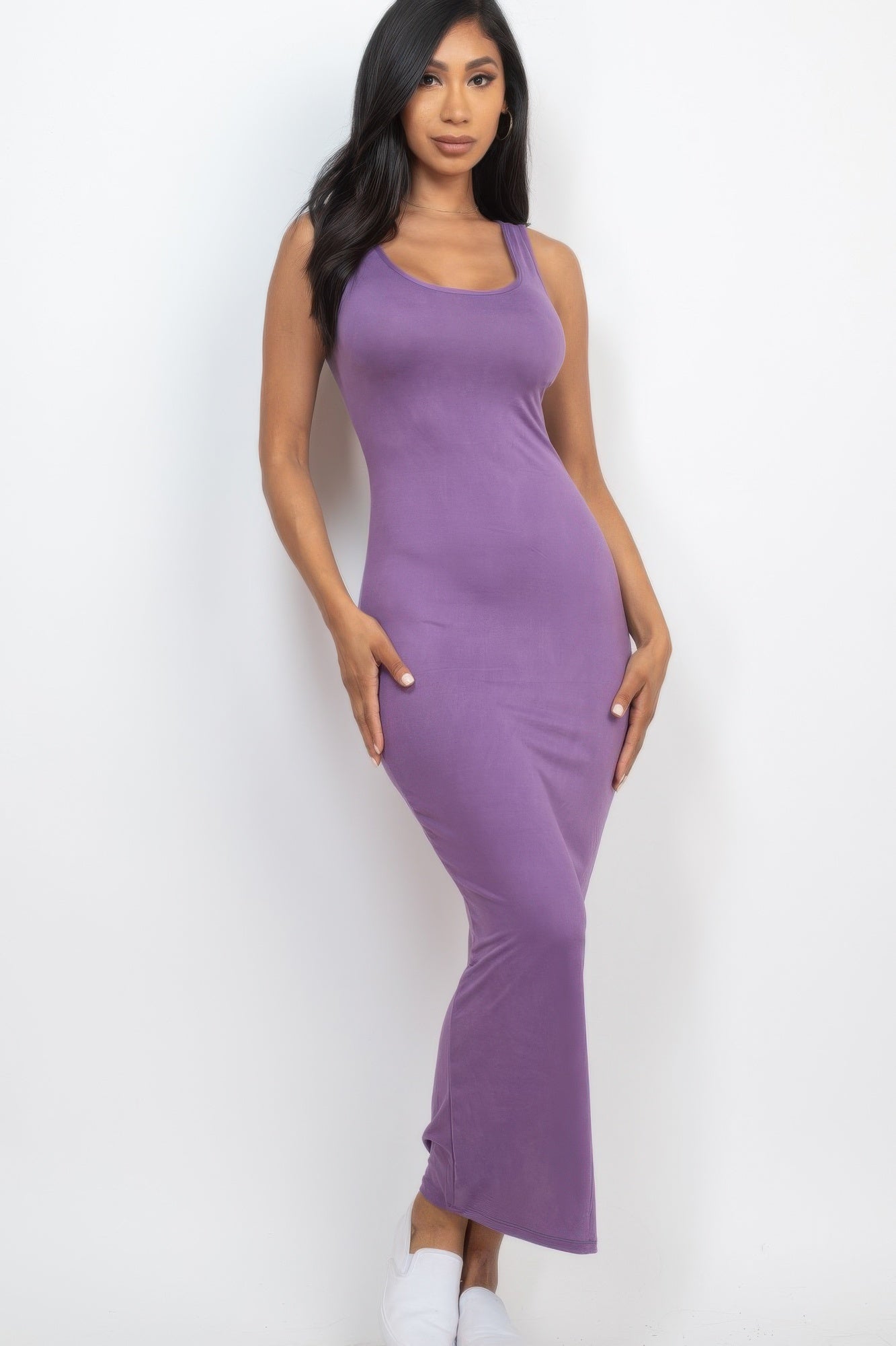 Solid Basic Maxi Dress - That Janis Style