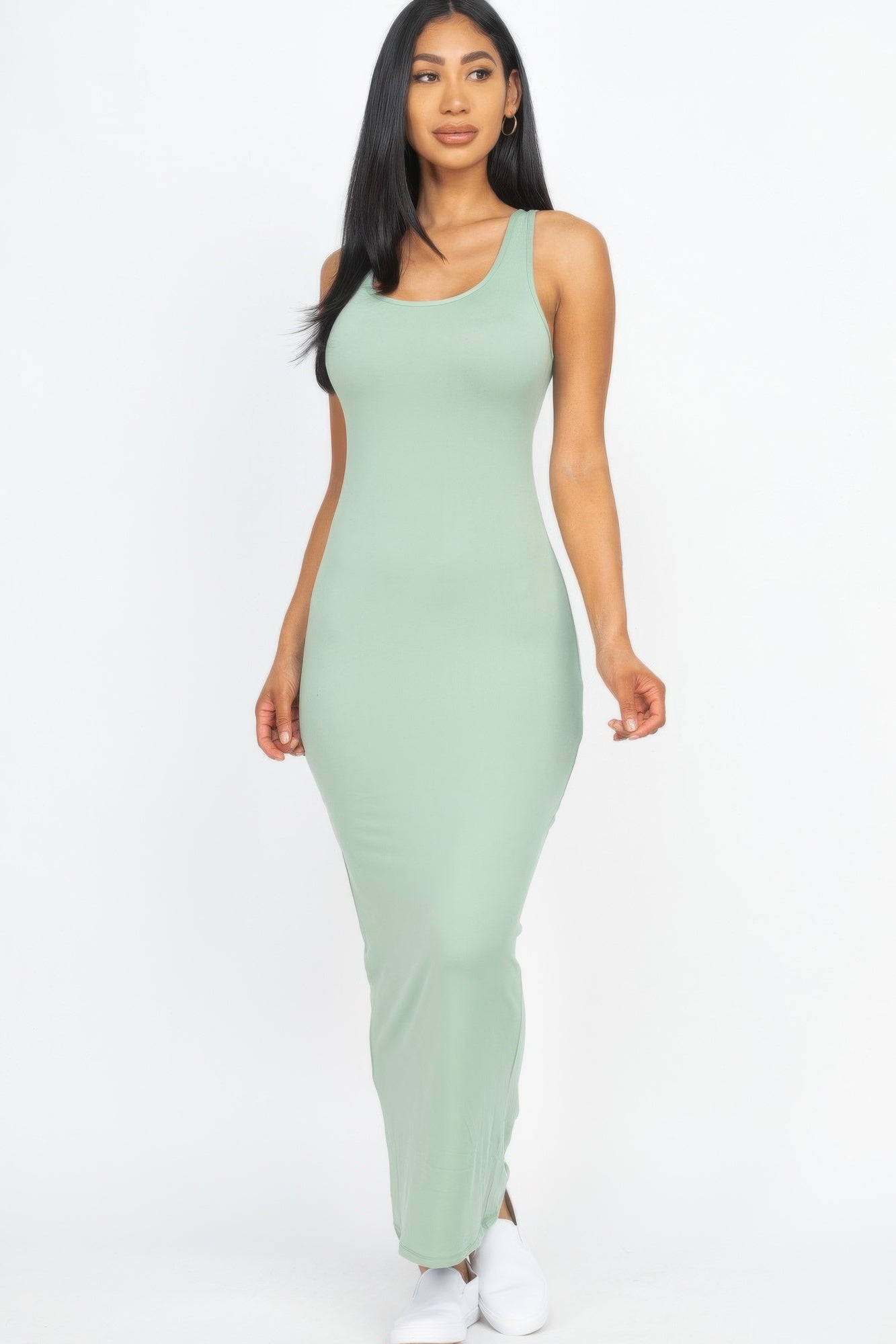 Solid Basic Maxi Dress - That Janis Style