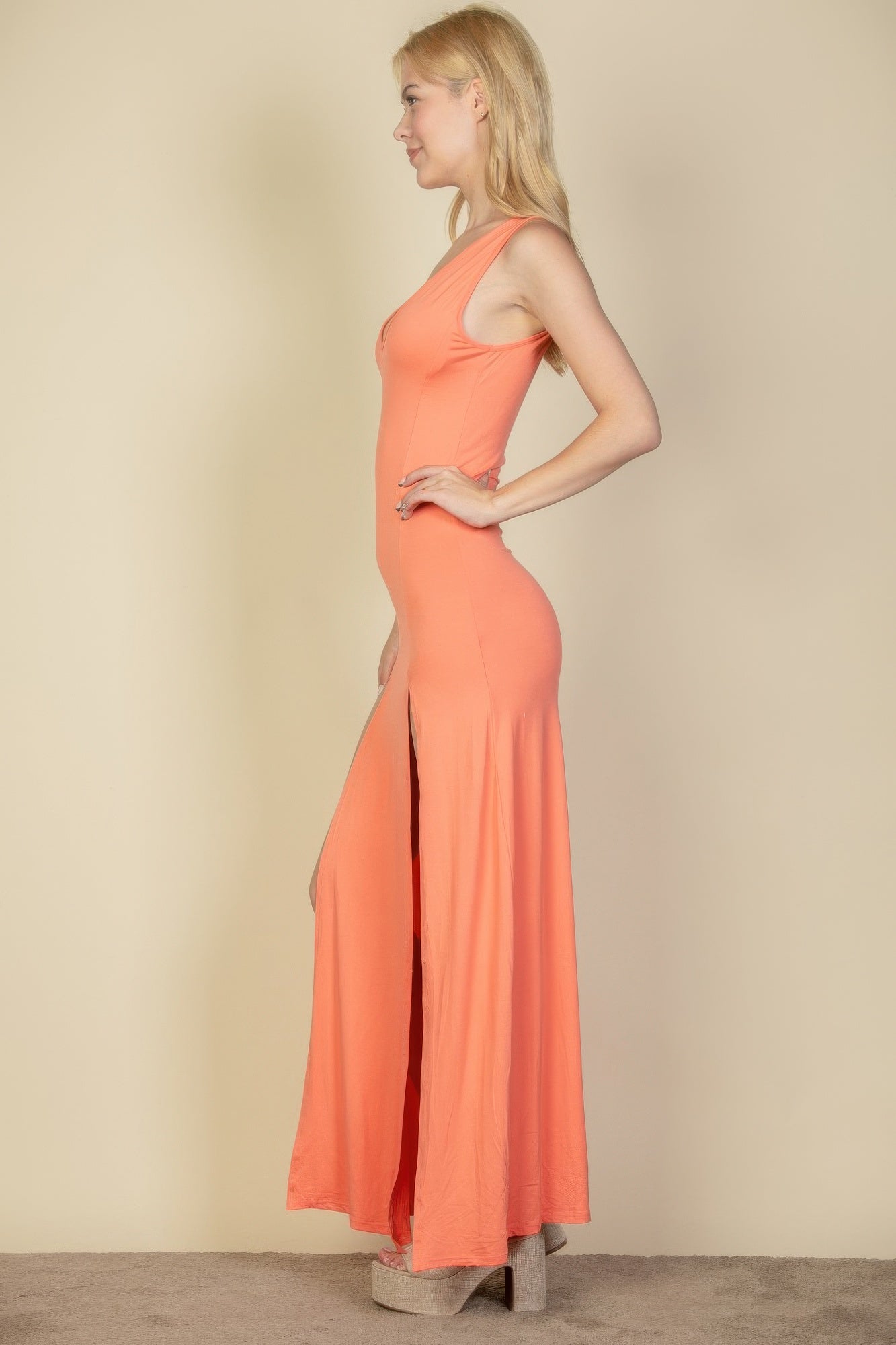 Ribbed Bandeau Cut Out Back Mini Bodycon Dress - That Janis Style