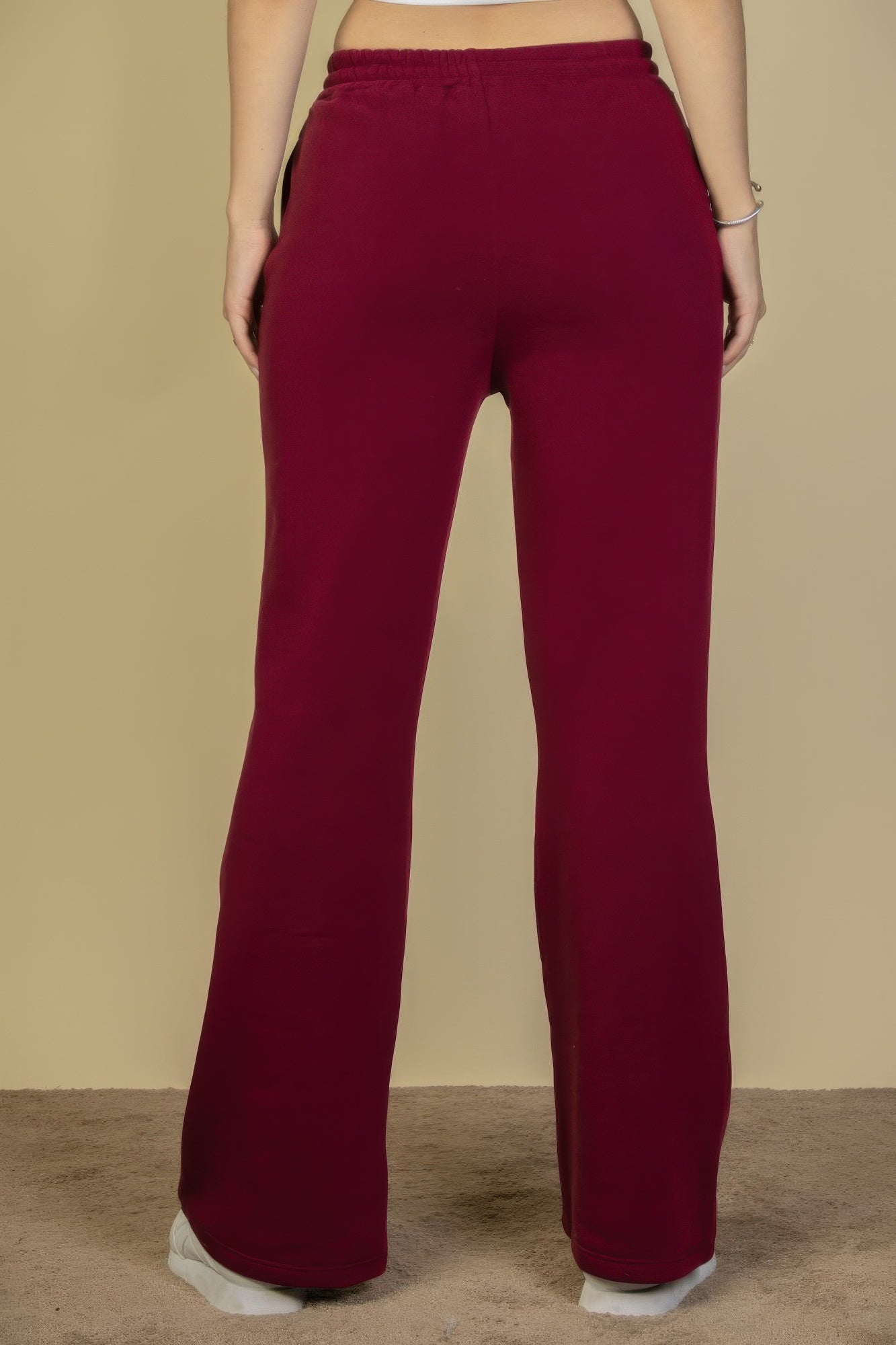 Drawstring Waist Slant Pocket Sweatpants - That Janis Style