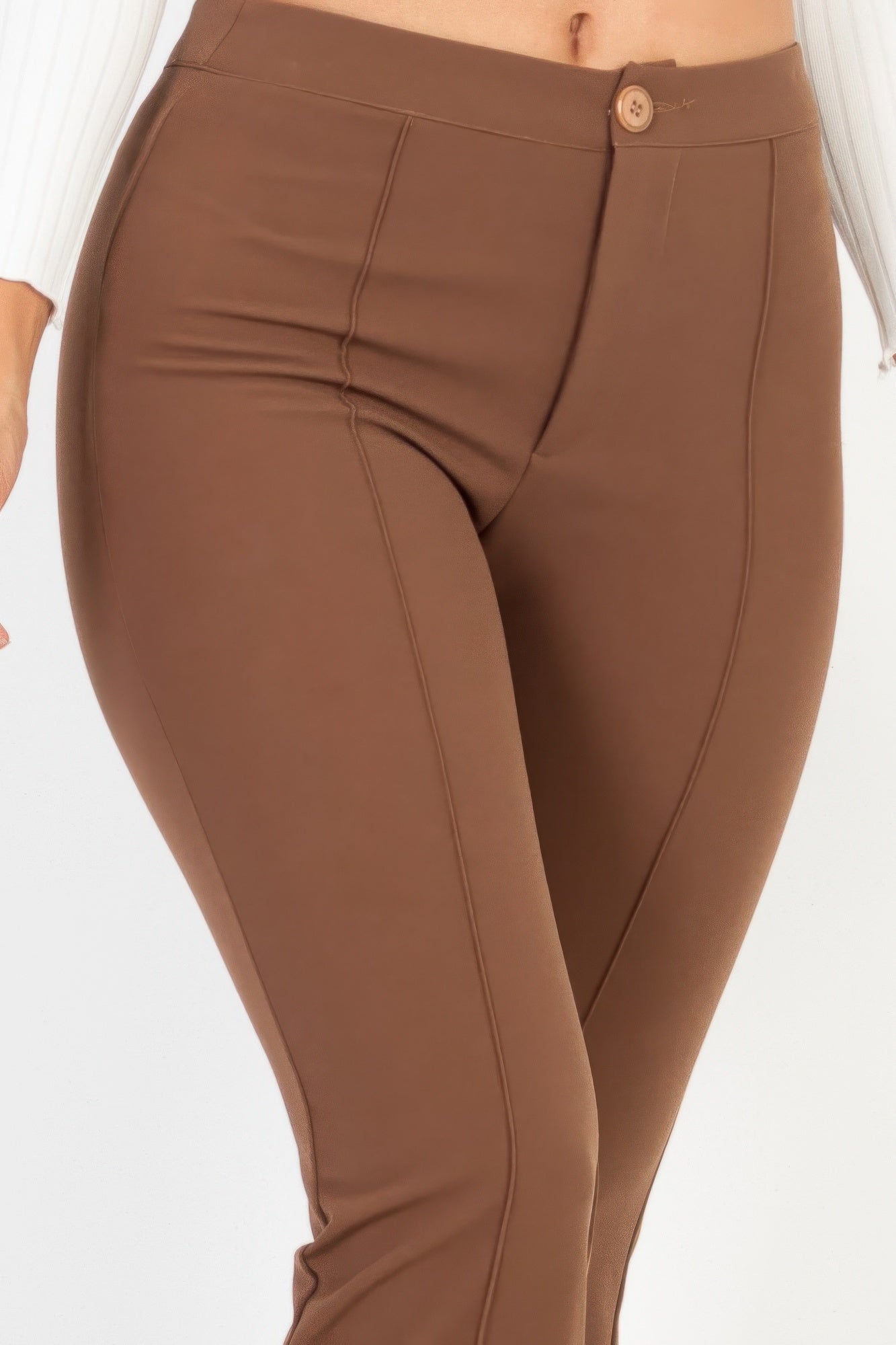 High Waist Knit Flare Pants - That Janis Style