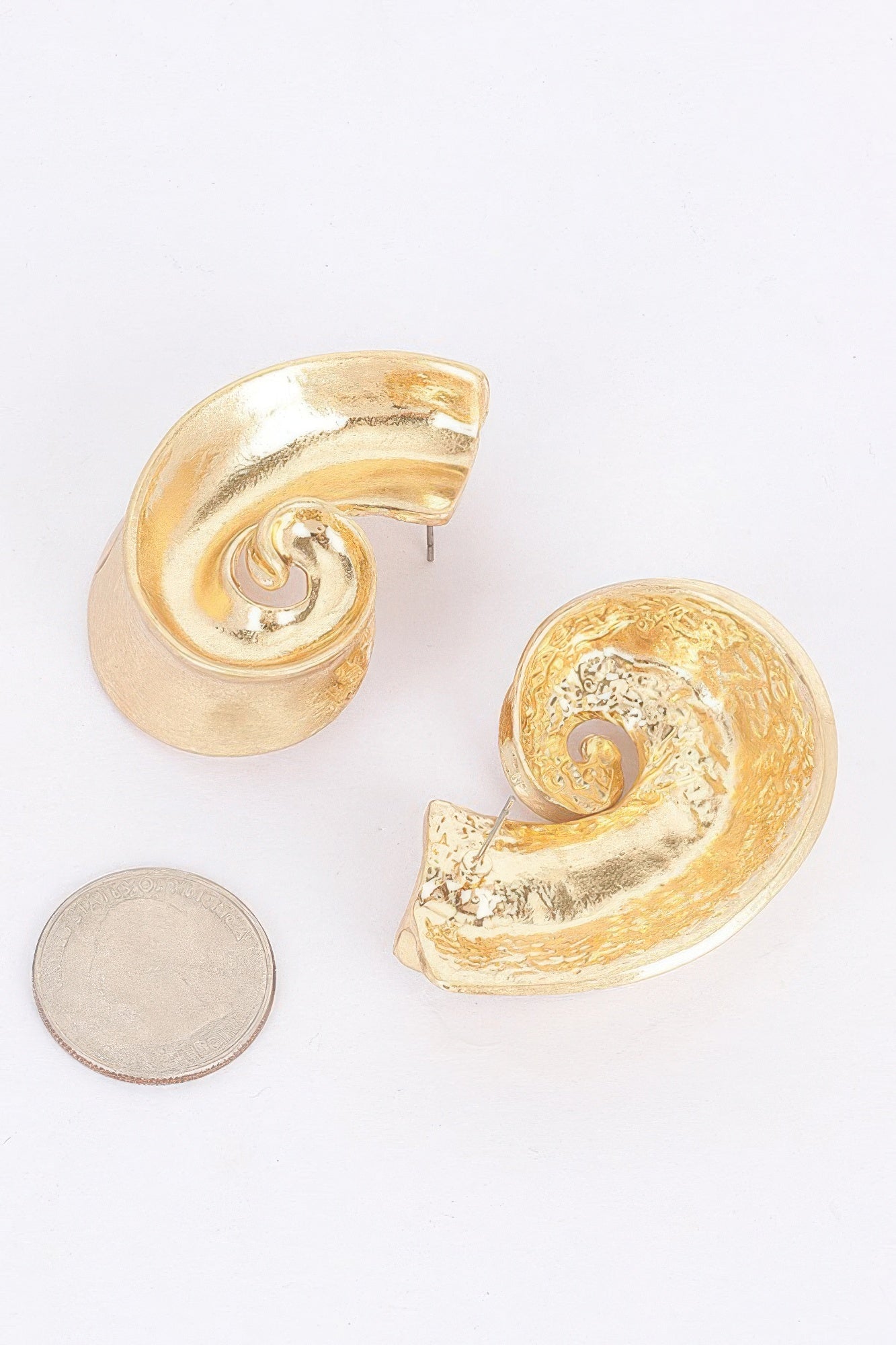 Gold Plated Metal Earring - That Janis Style