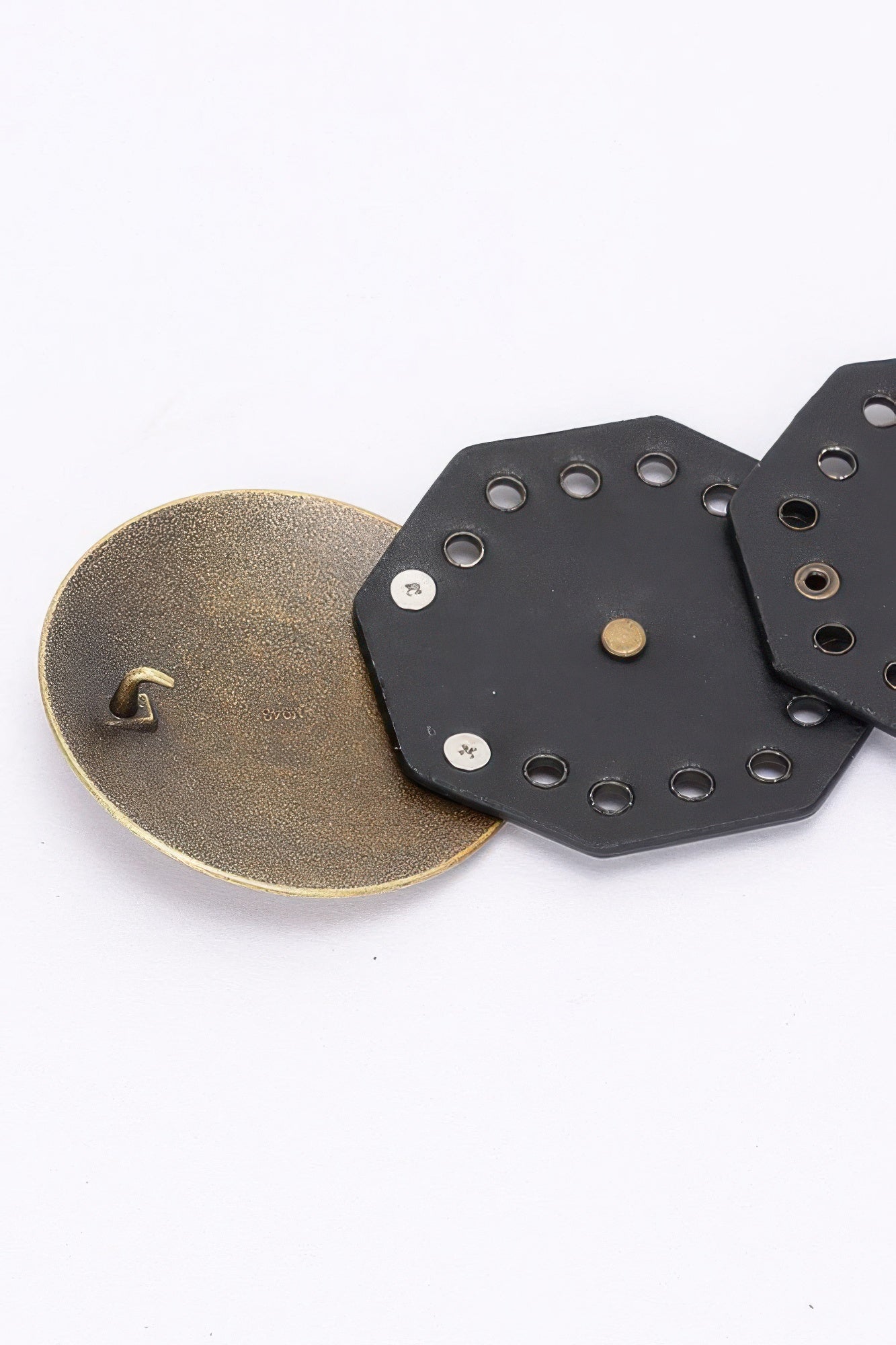 Multi Metal Round Pu Vintage Belt - That Janis Style