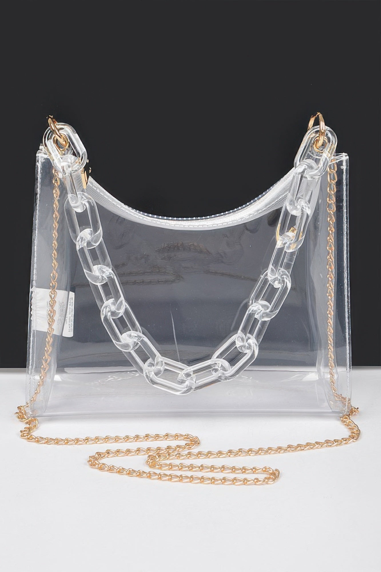 Transparent Chain Shoulder Bag - That Janis Style