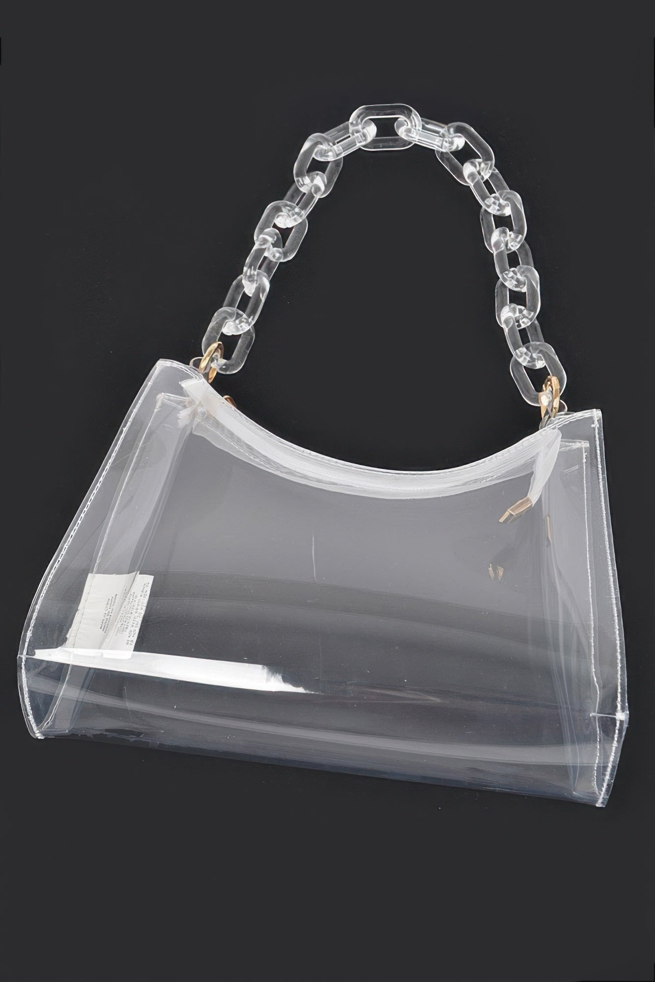 Transparent Chain Shoulder Bag - That Janis Style