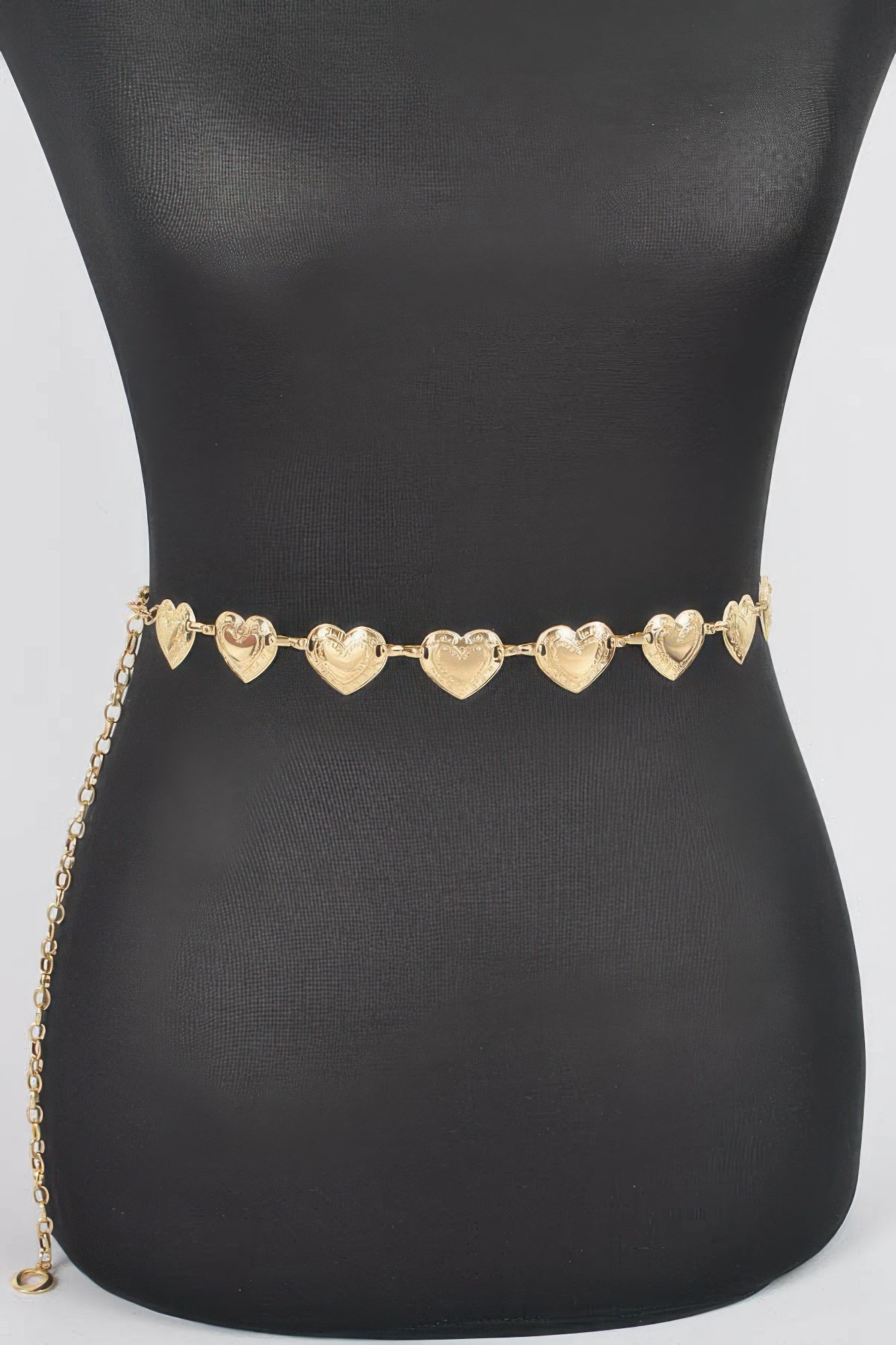 Heart Shape Metal Chain Belt - That Janis Style