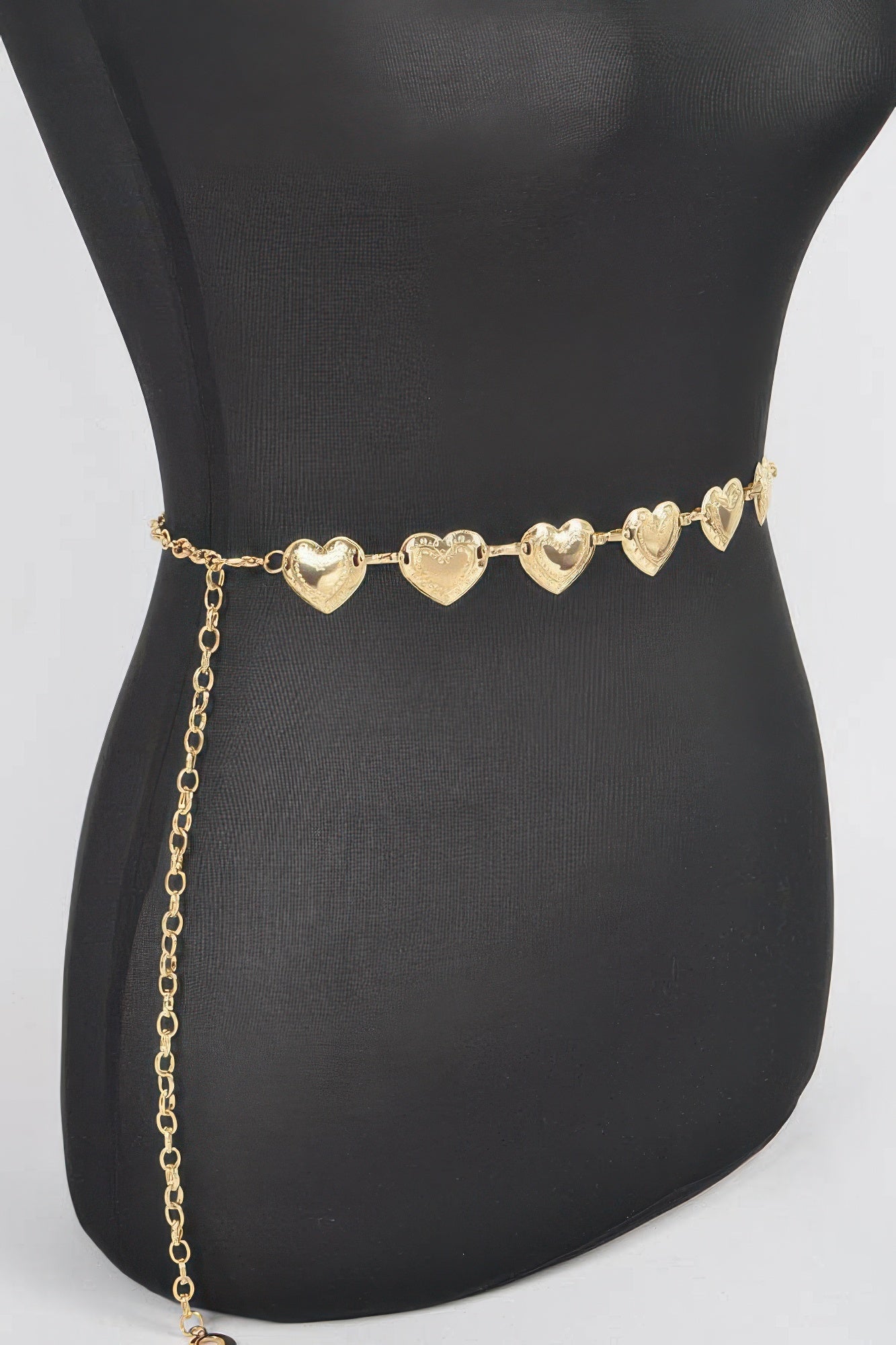 Heart Shape Metal Chain Belt - That Janis Style