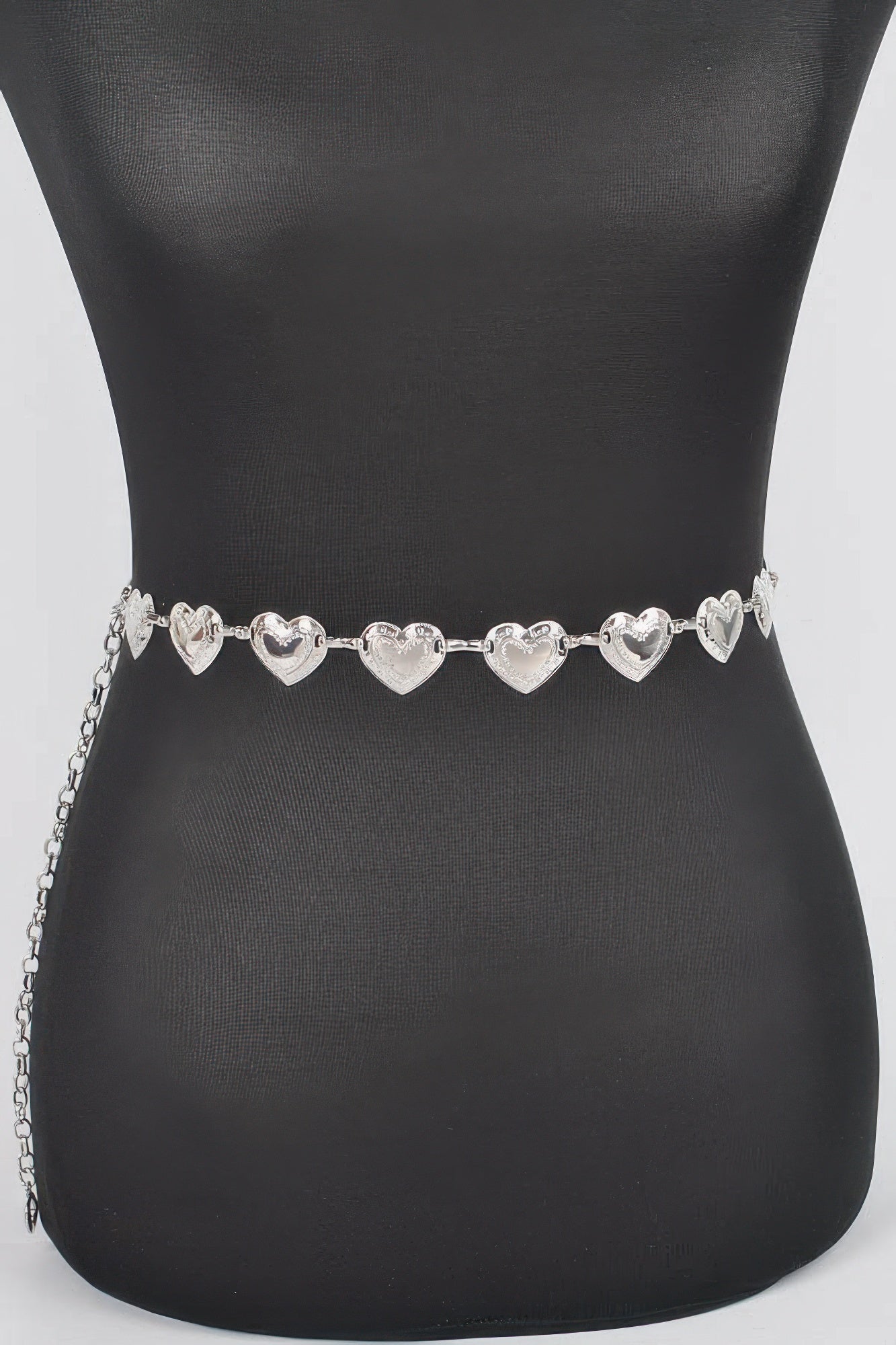 Heart Shape Metal Chain Belt - That Janis Style