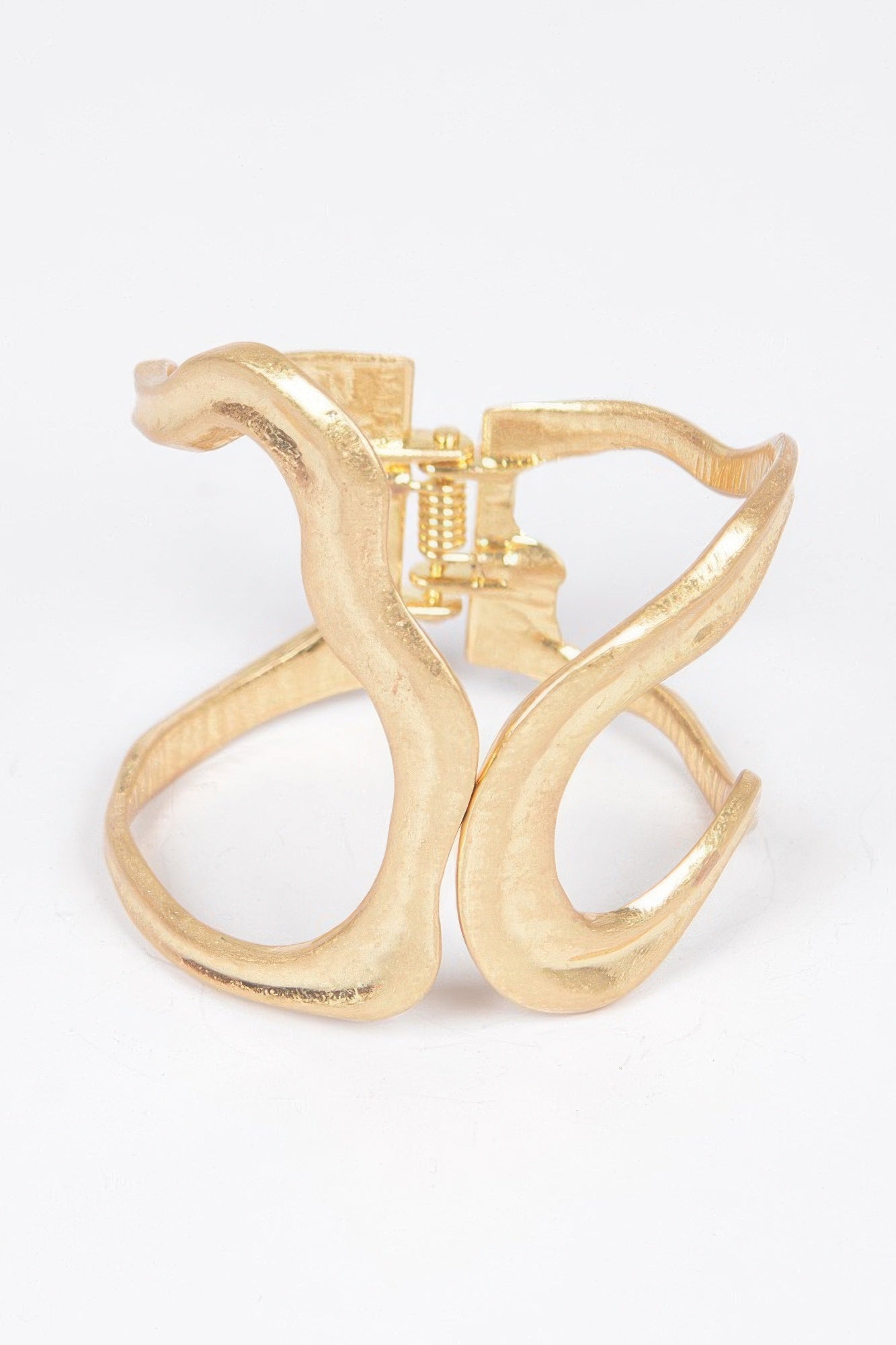 Cast Metal Spring Hinge Cuff - That Janis Style