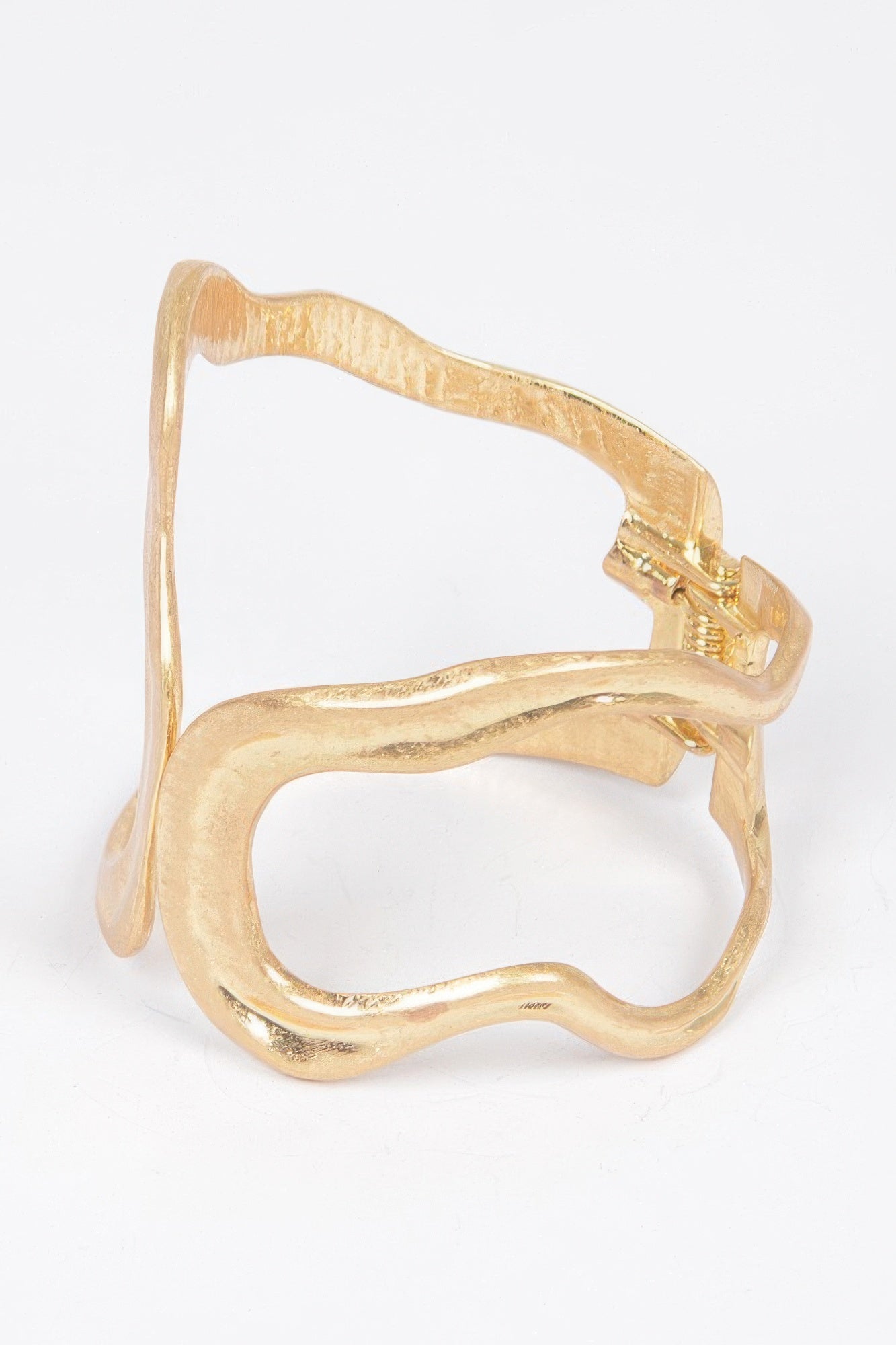 Cast Metal Spring Hinge Cuff - That Janis Style
