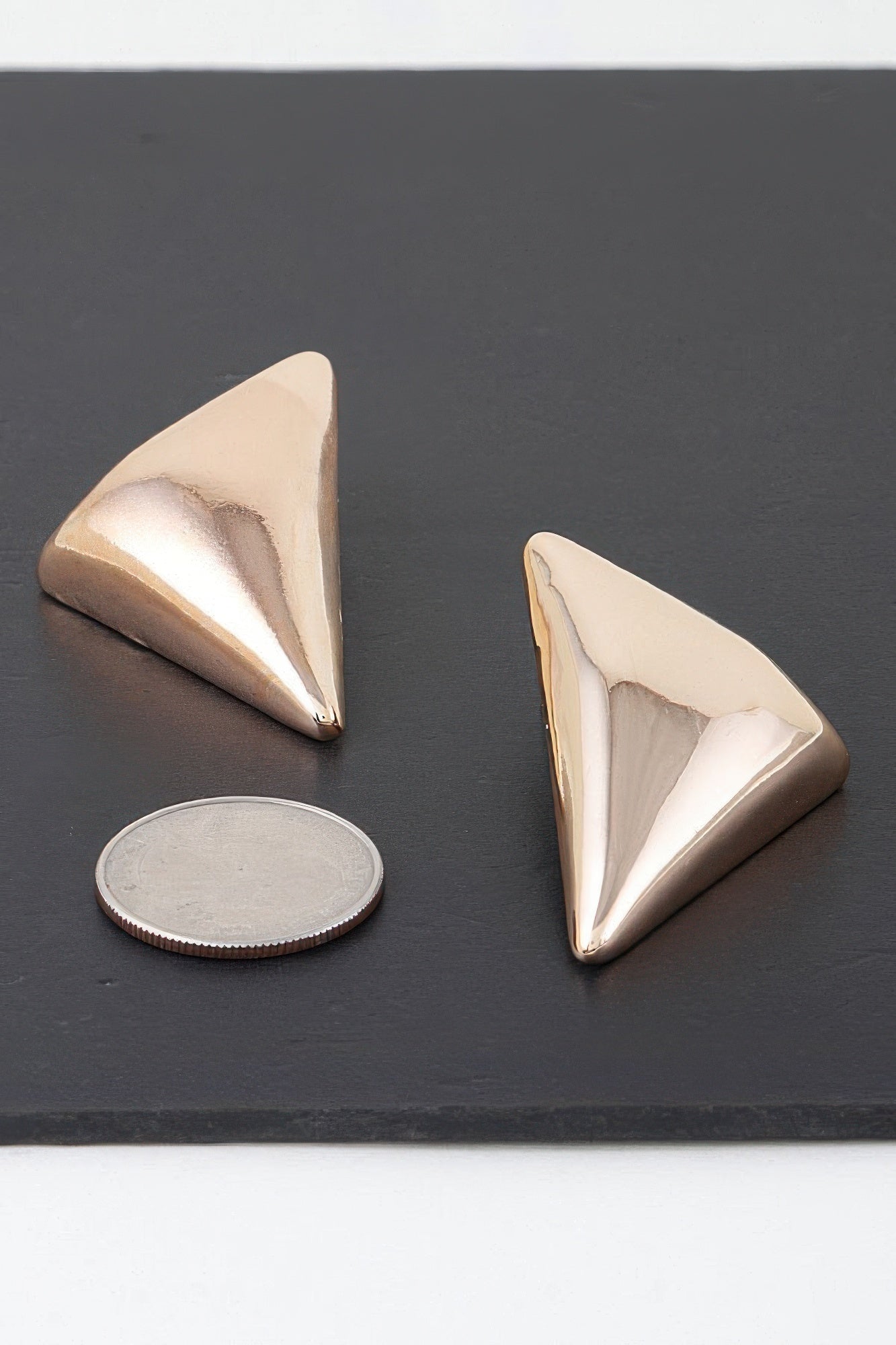 Modern Triangular Stud Earrings - That Janis Style