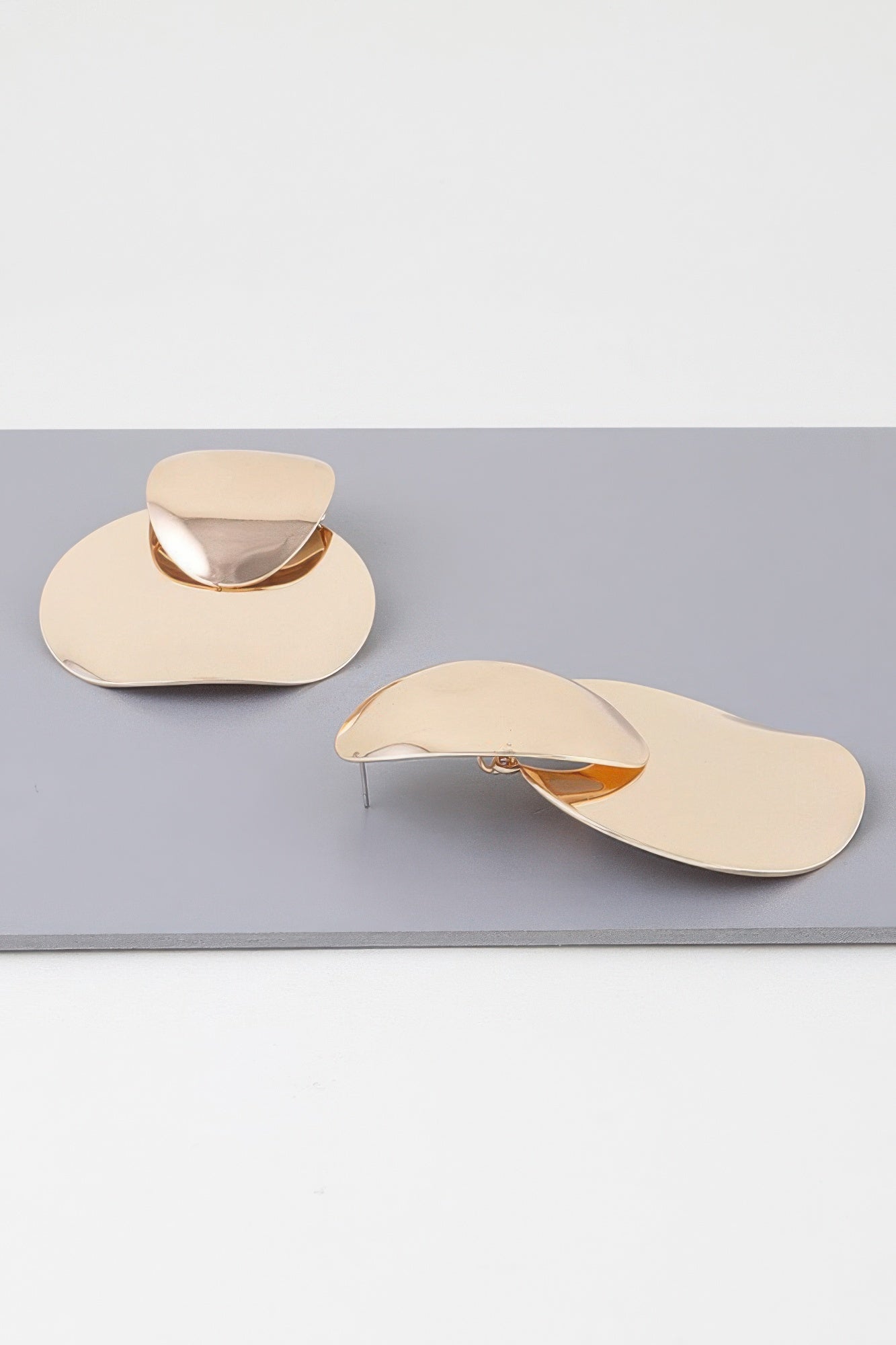 Shiny Modern Disc Earrings - That Janis Style