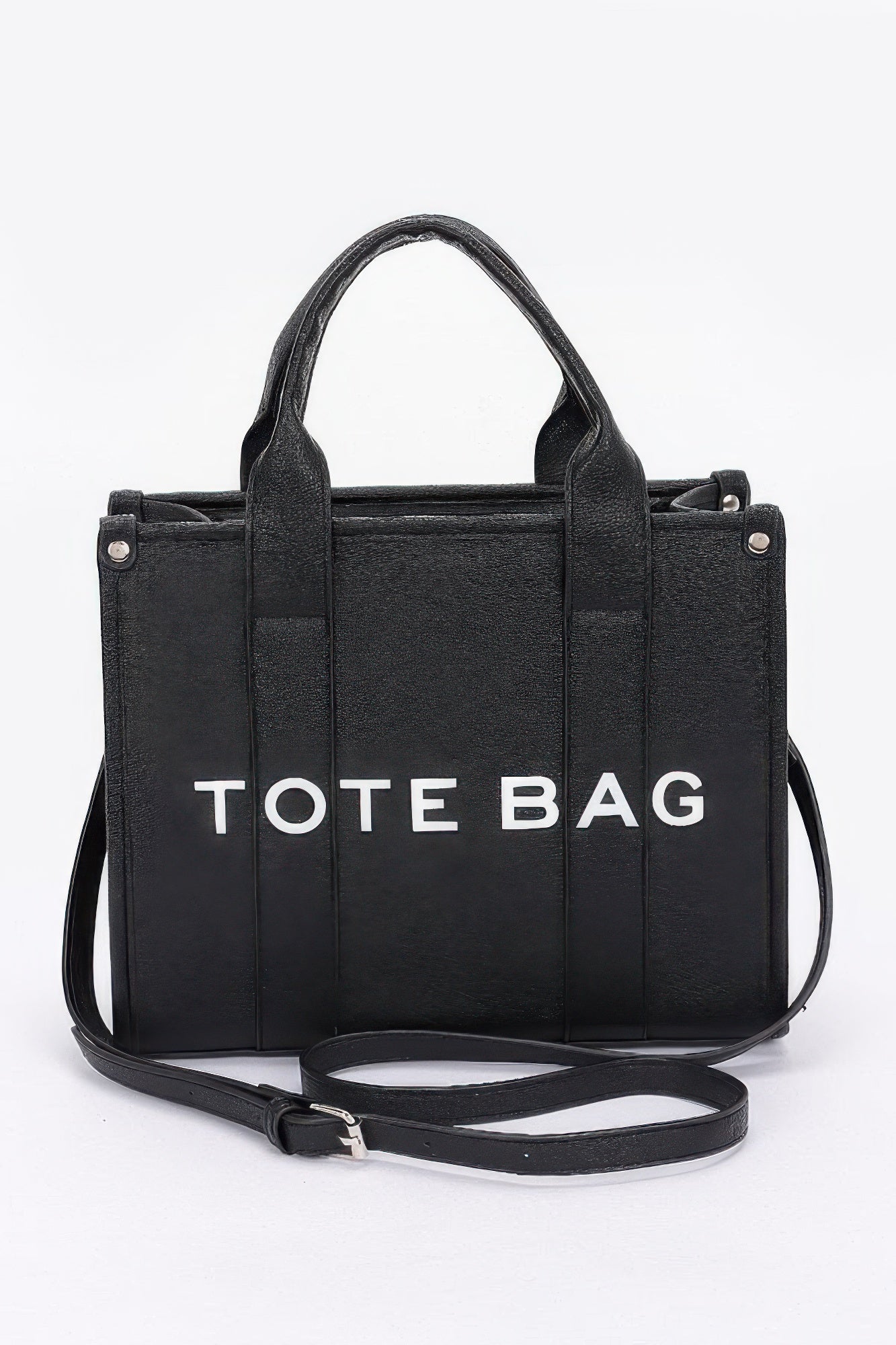 Faux Leather Small Tote Bag - That Janis Style